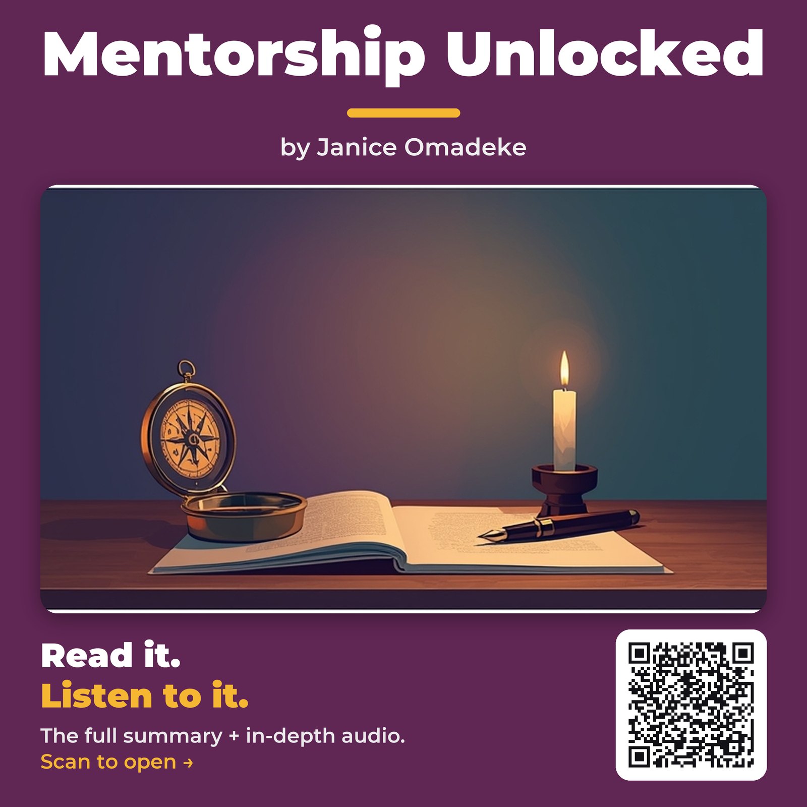 Mentorship Unlocked — by Janice Omadeke