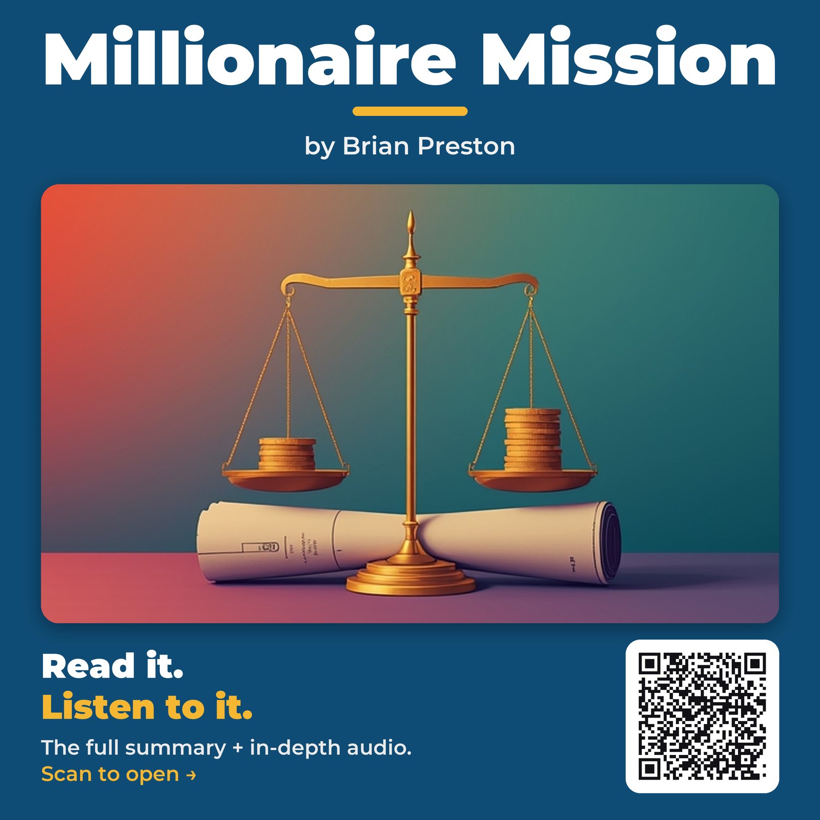 Millionaire Mission — by Brian Preston
