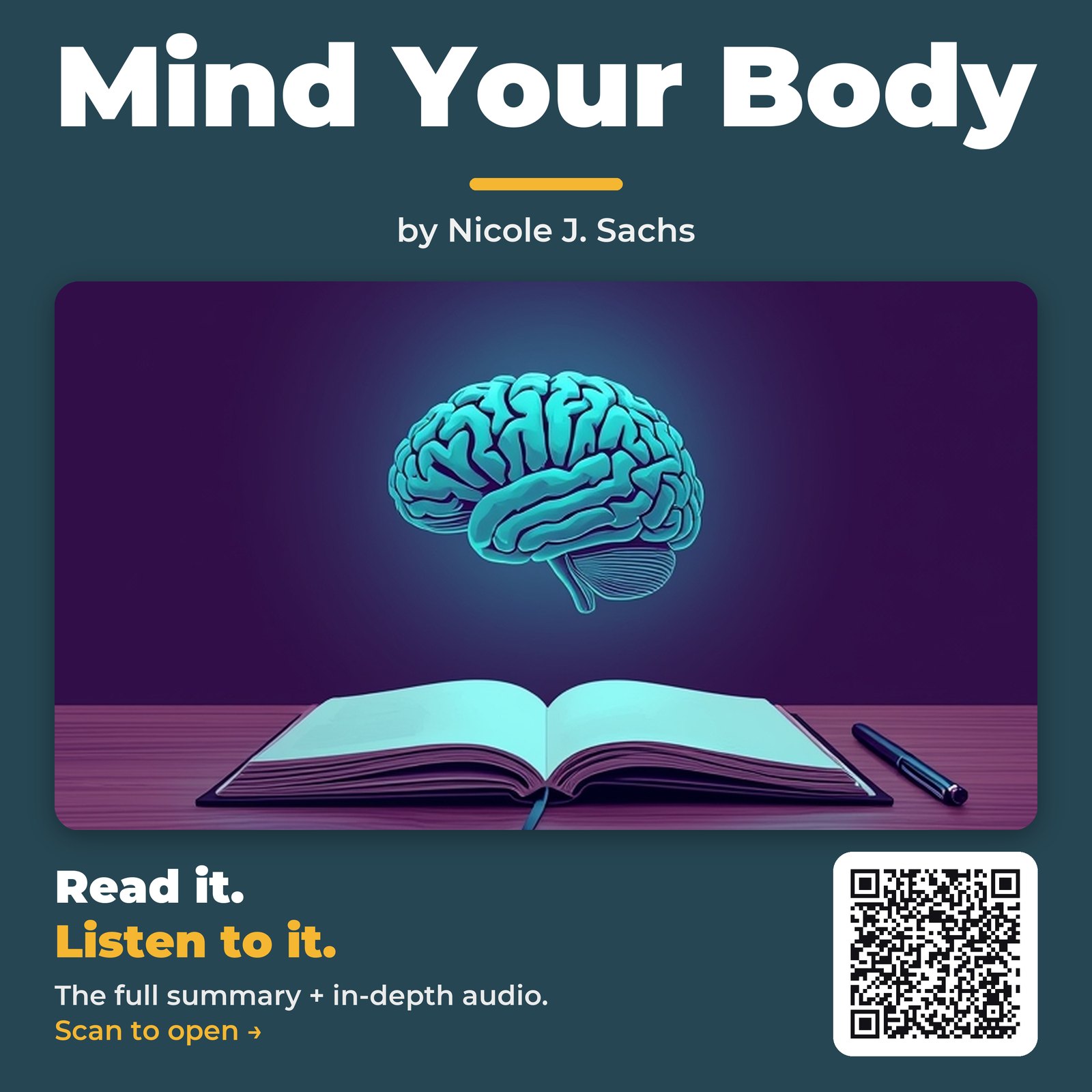 Mind Your Body — by Nicole J. Sachs