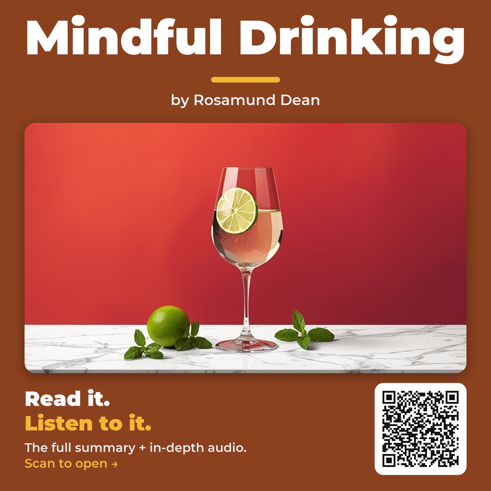Mindful Drinking — by Rosamund Dean