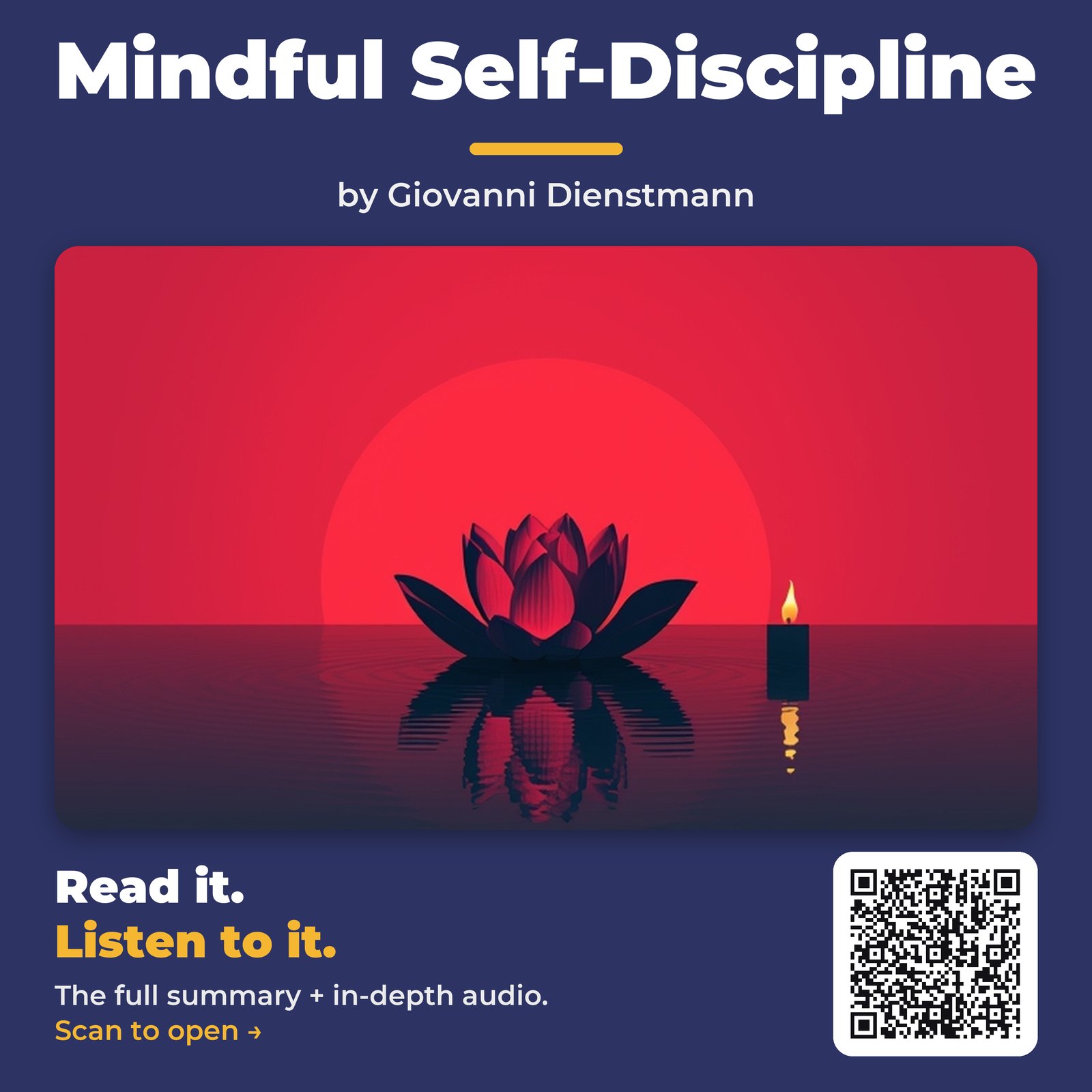 Mindful Self-Discipline — by Giovanni Dienstmann