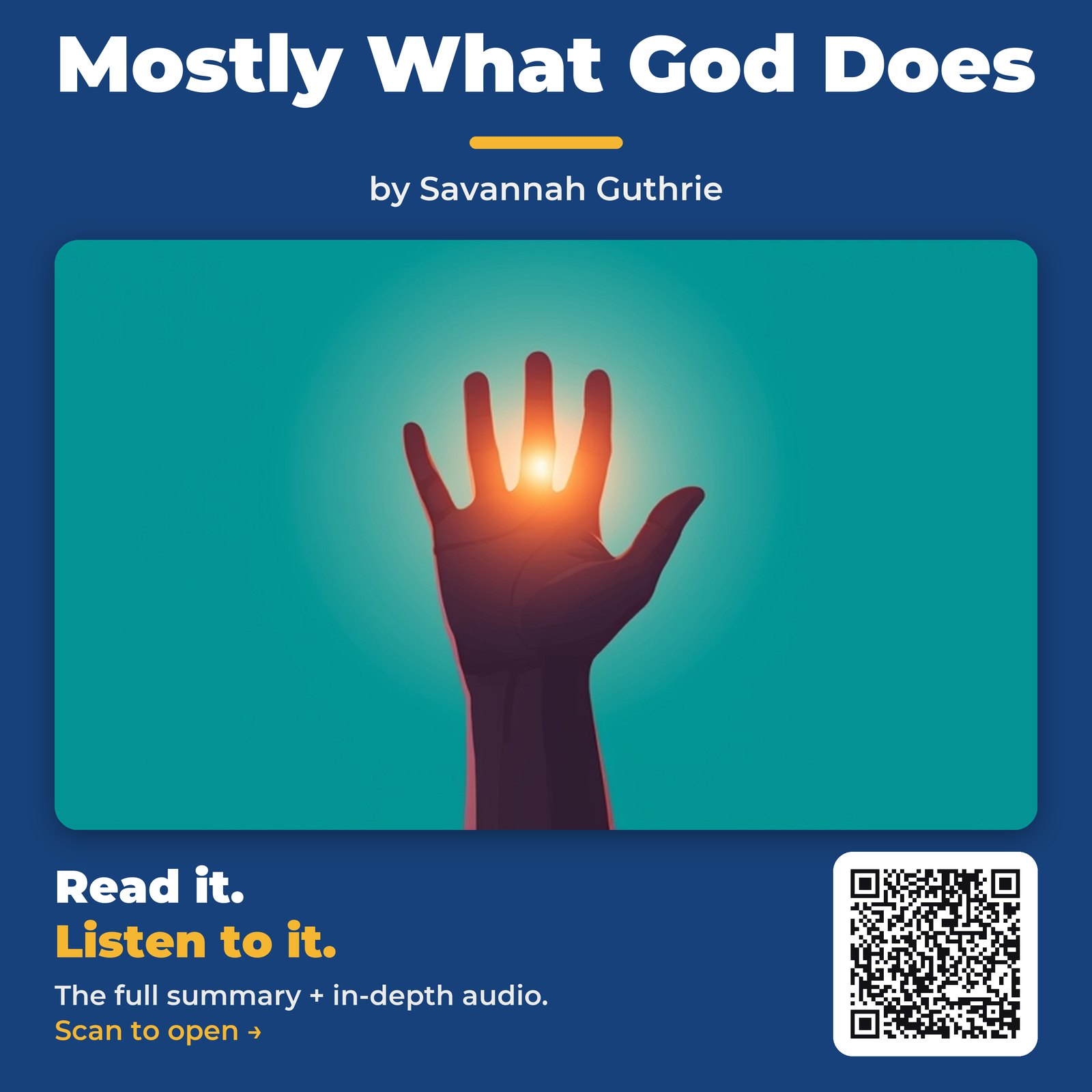 Mostly What God Does — by Savannah Guthrie