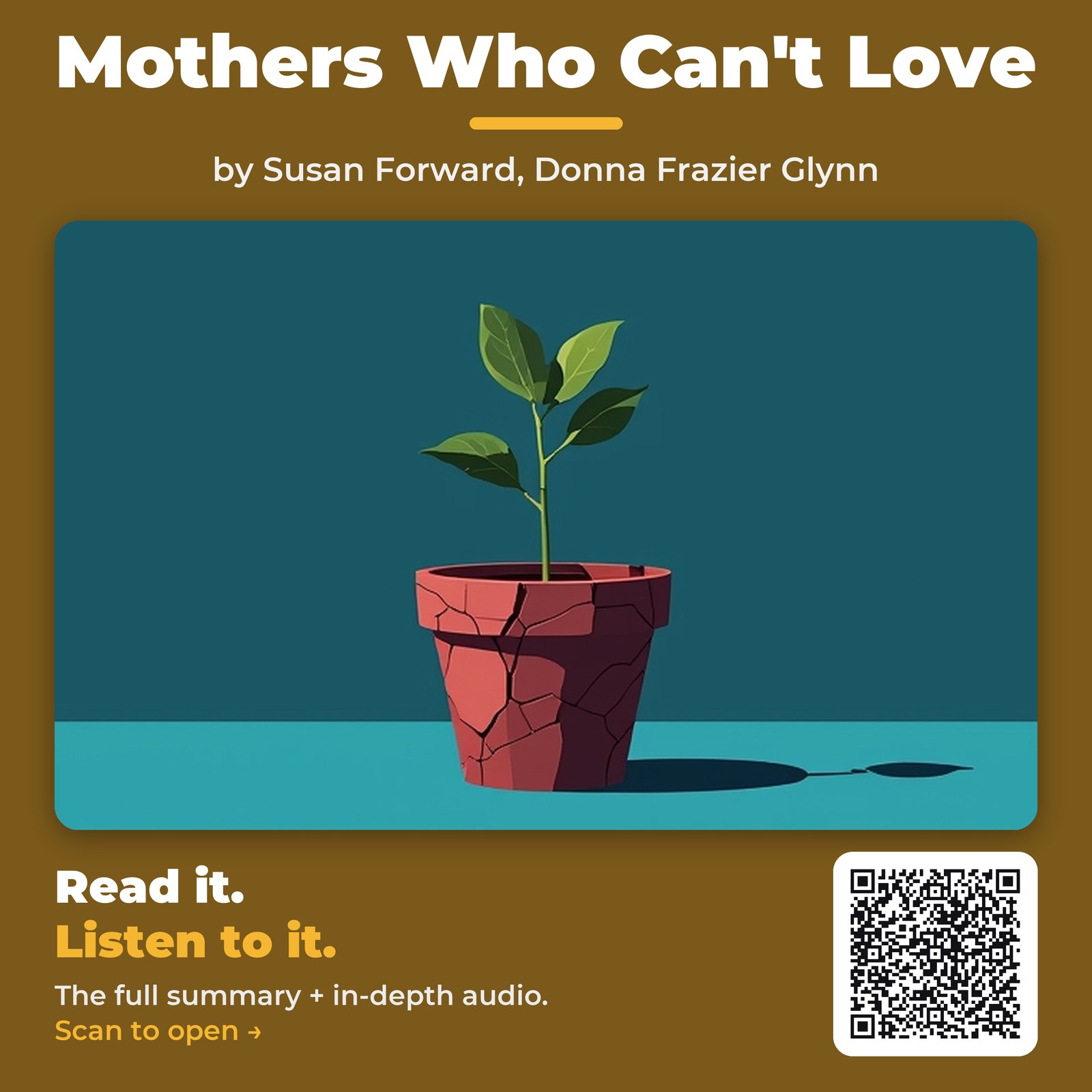 Mothers Who Can’t Love — by Susan Forward, Donna Frazier Glynn