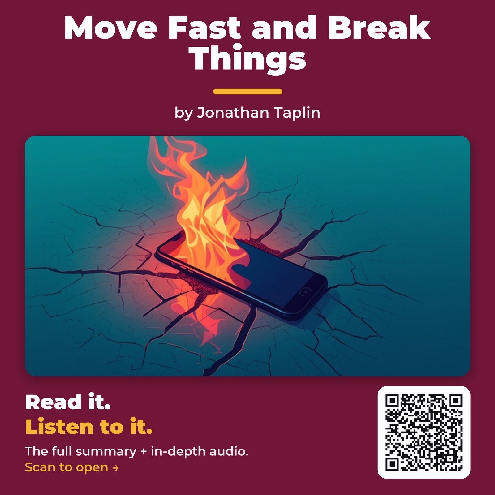 Move Fast and Break Things — by Jonathan Taplin
