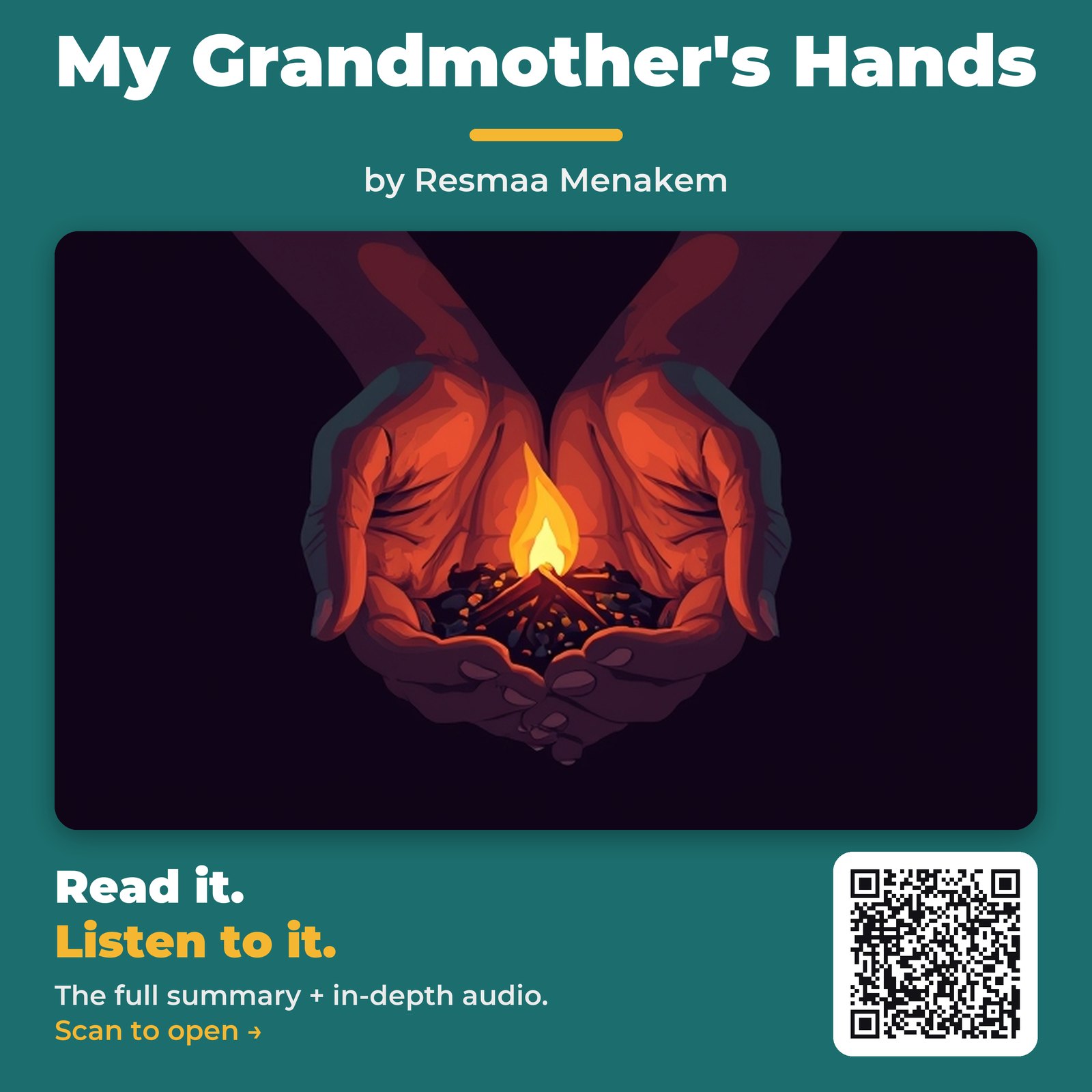 My Grandmother’s Hands — by Resmaa Menakem