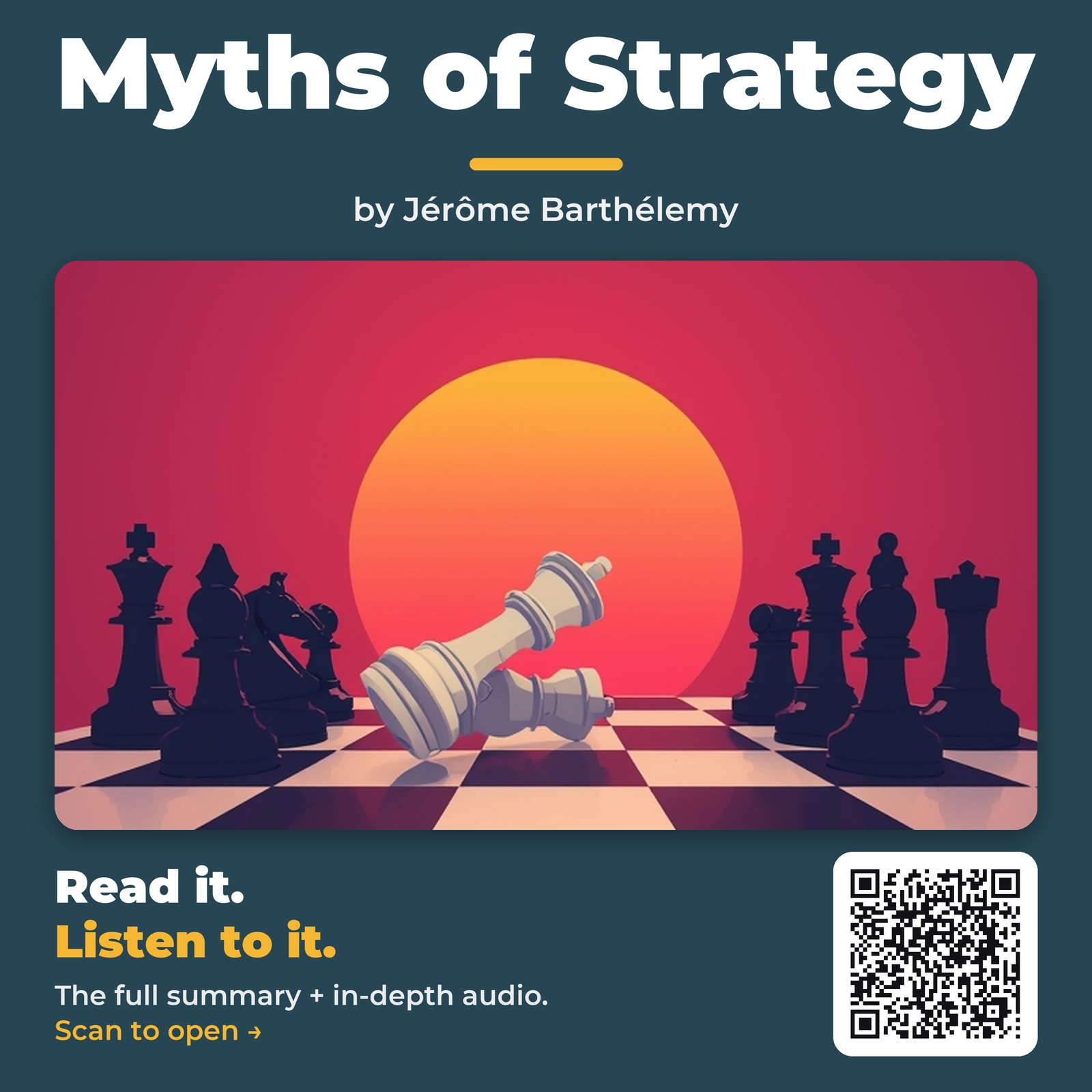 Myths of Strategy — by Jérôme Barthélemy