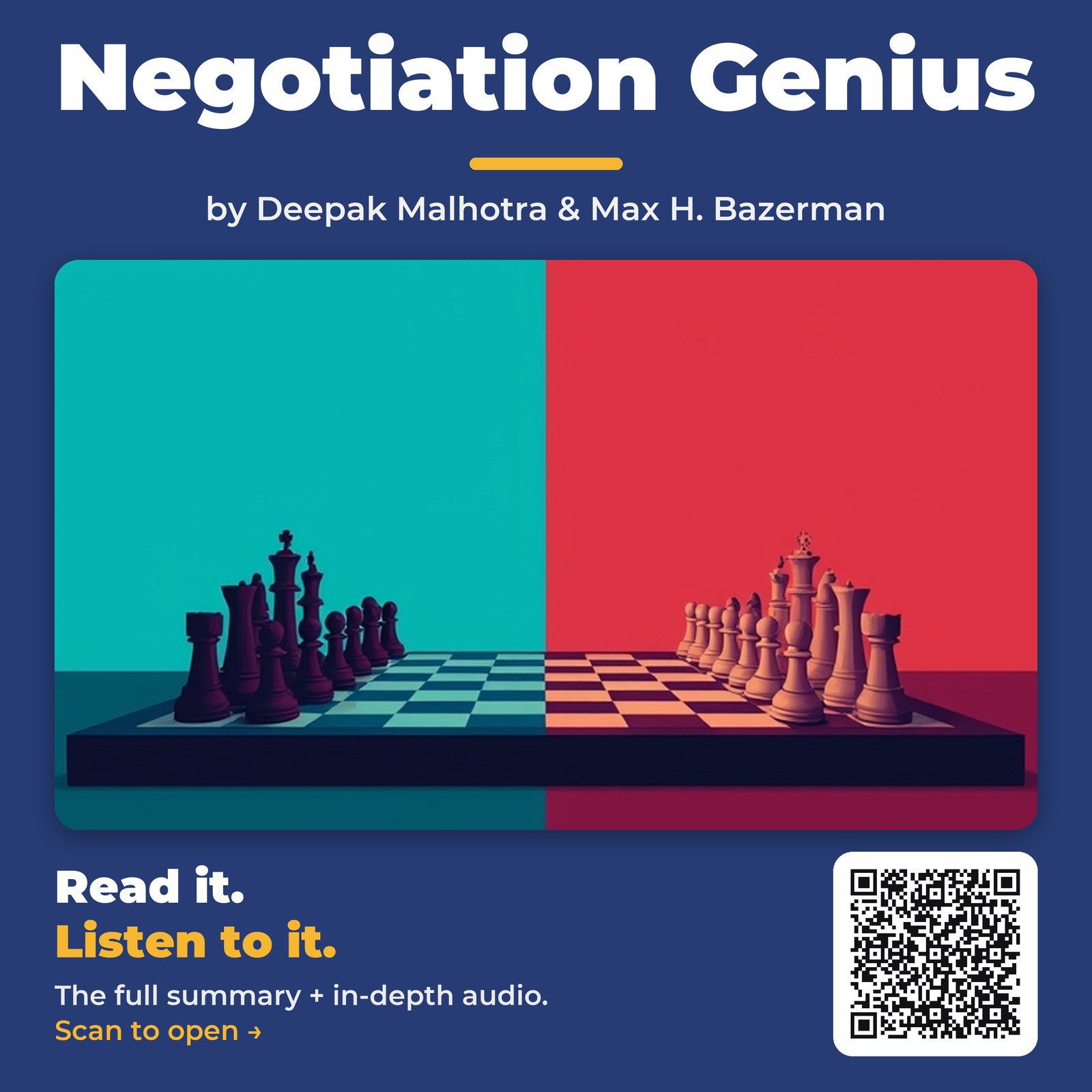 Negotiation Genius — by Deepak Malhotra & Max H. Bazerman