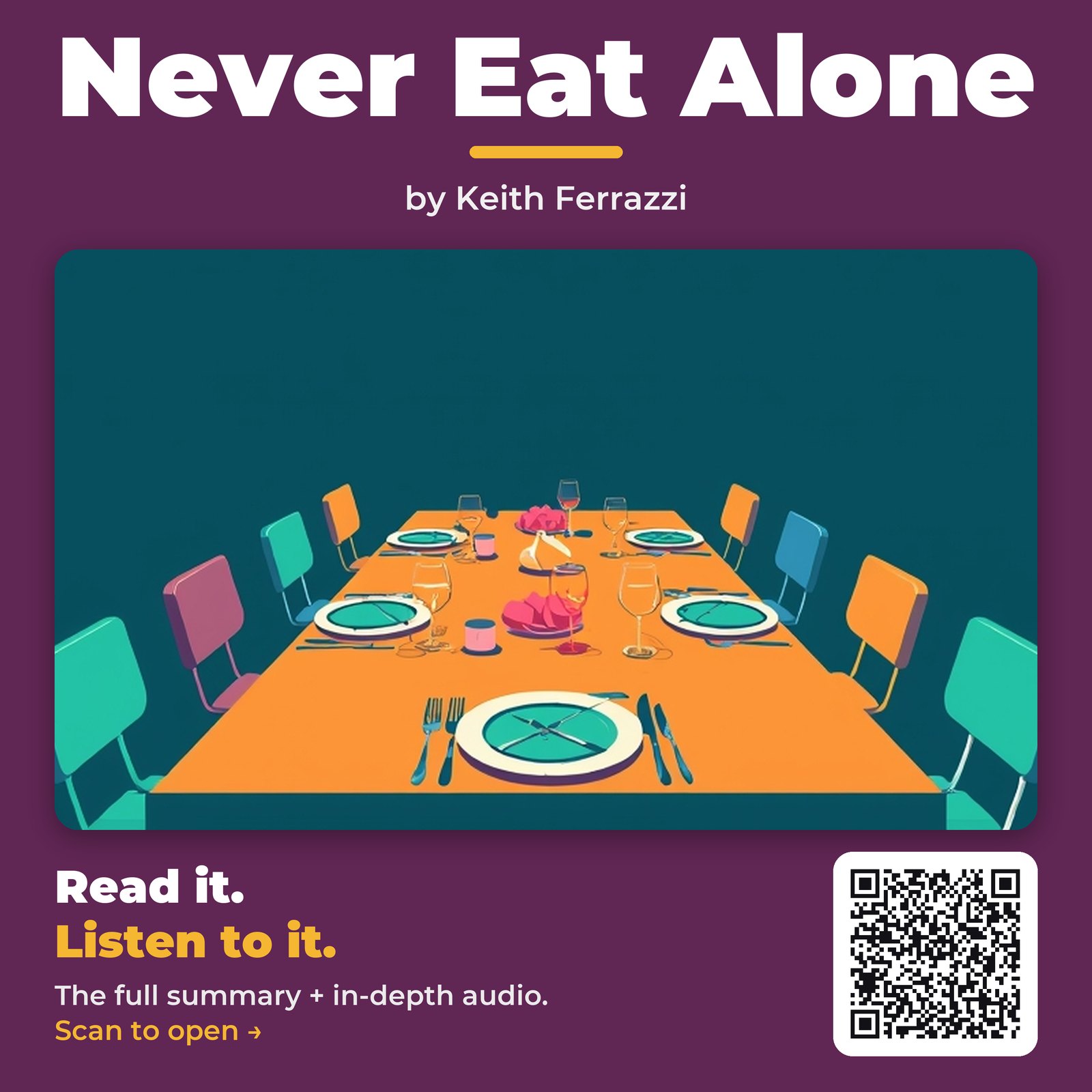 Never Eat Alone — by Keith Ferrazzi