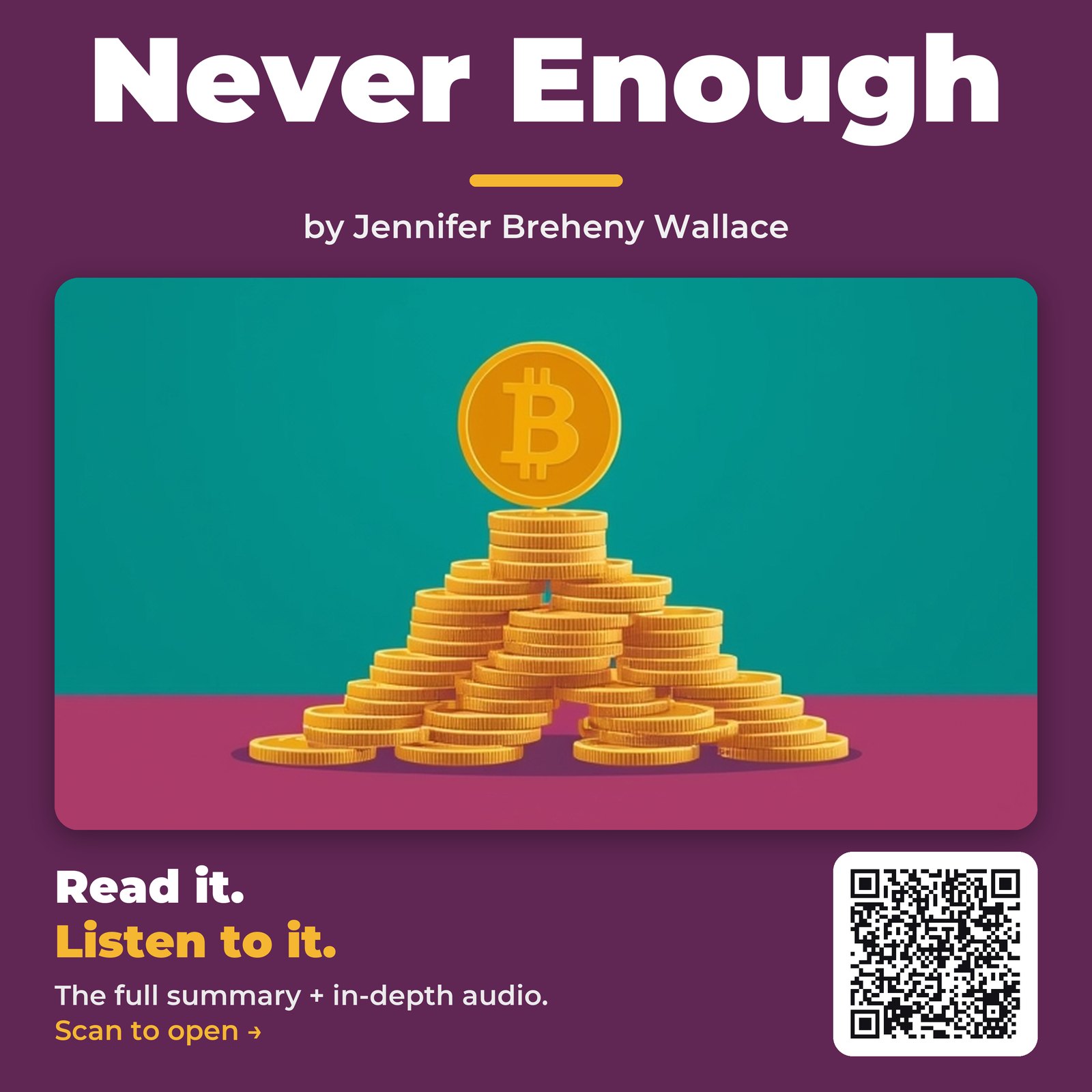Never Enough — by Jennifer Breheny Wallace
