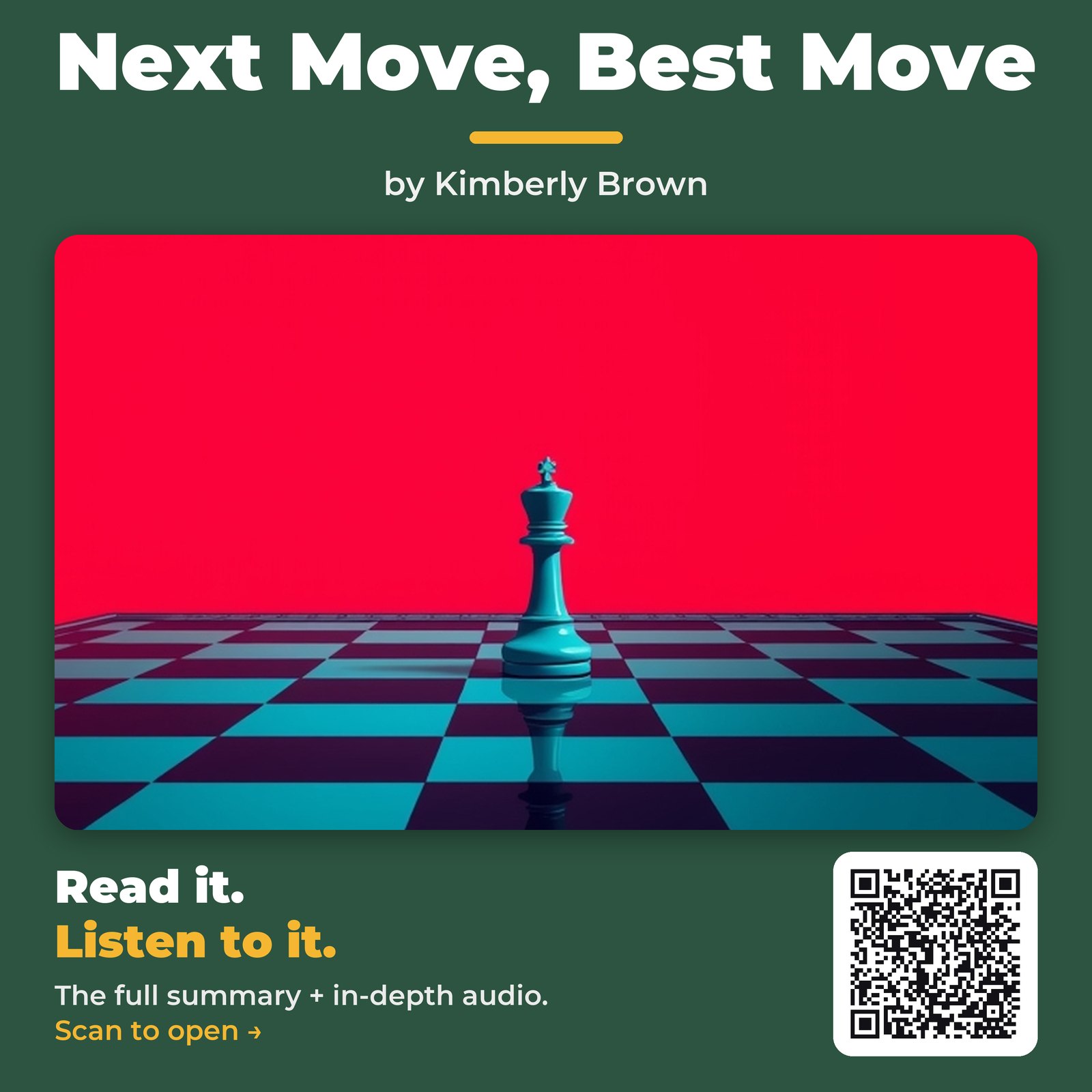 Next Move, Best Move — by Kimberly Brown