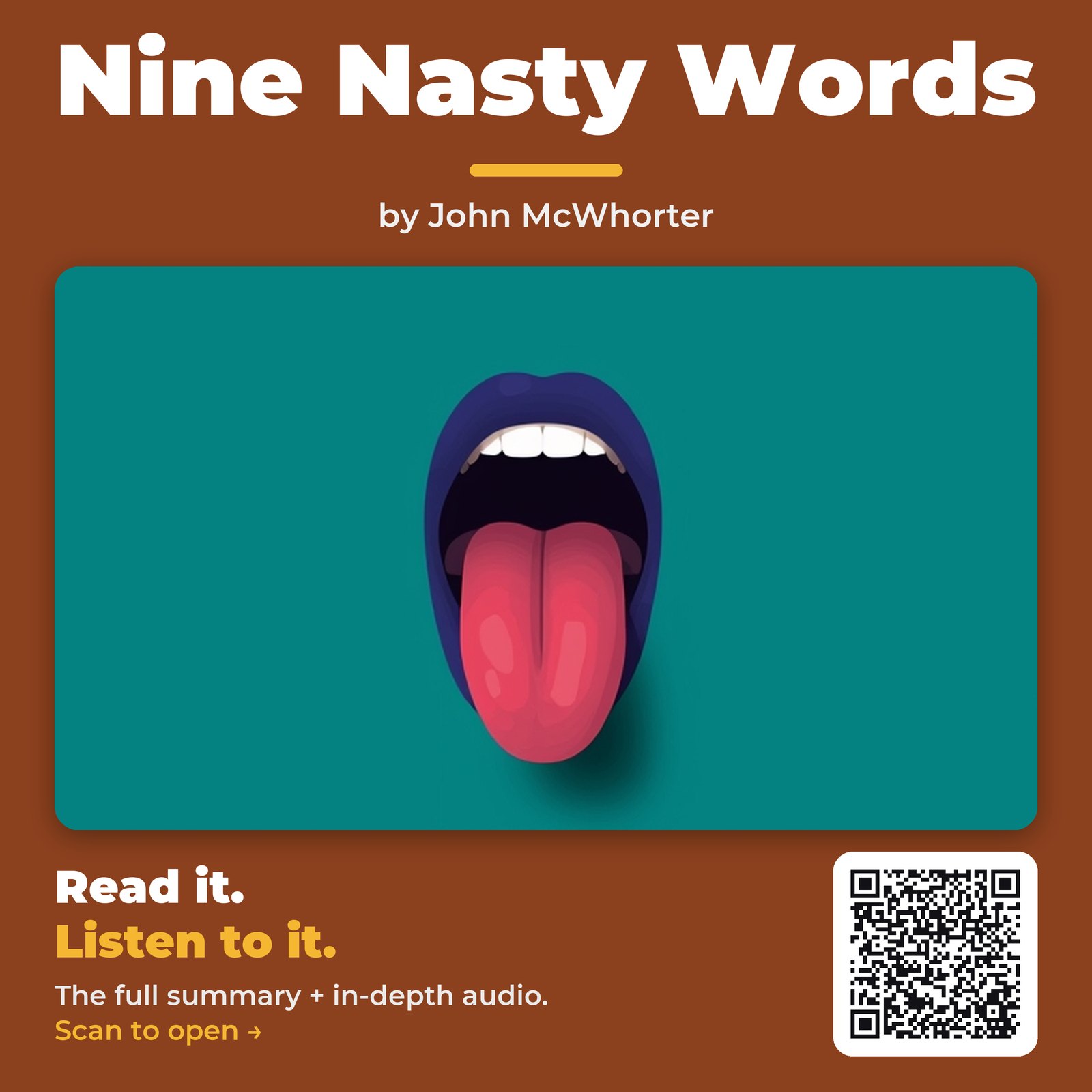 Nine Nasty Words — by John McWhorter