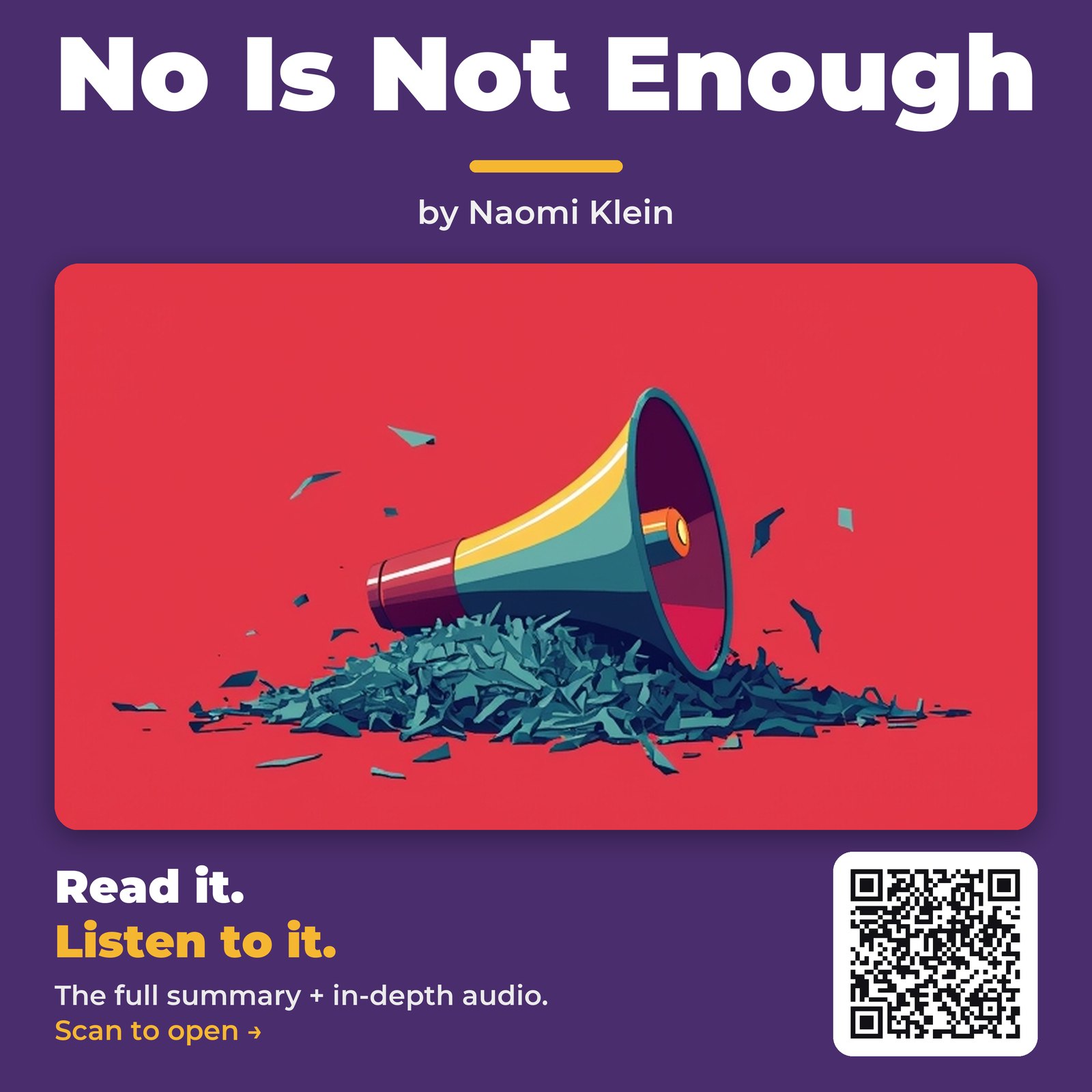 No Is Not Enough — by Naomi Klein