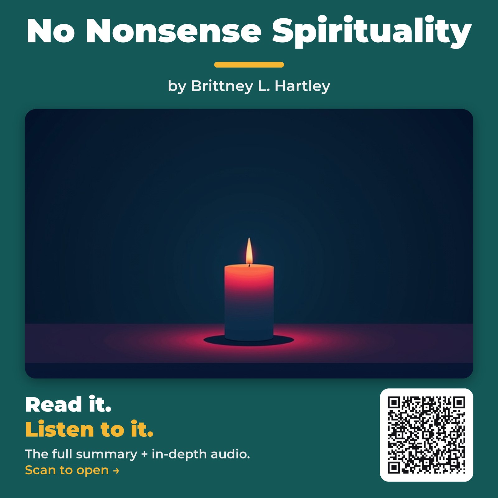 No Nonsense Spirituality — by Brittney L. Hartley