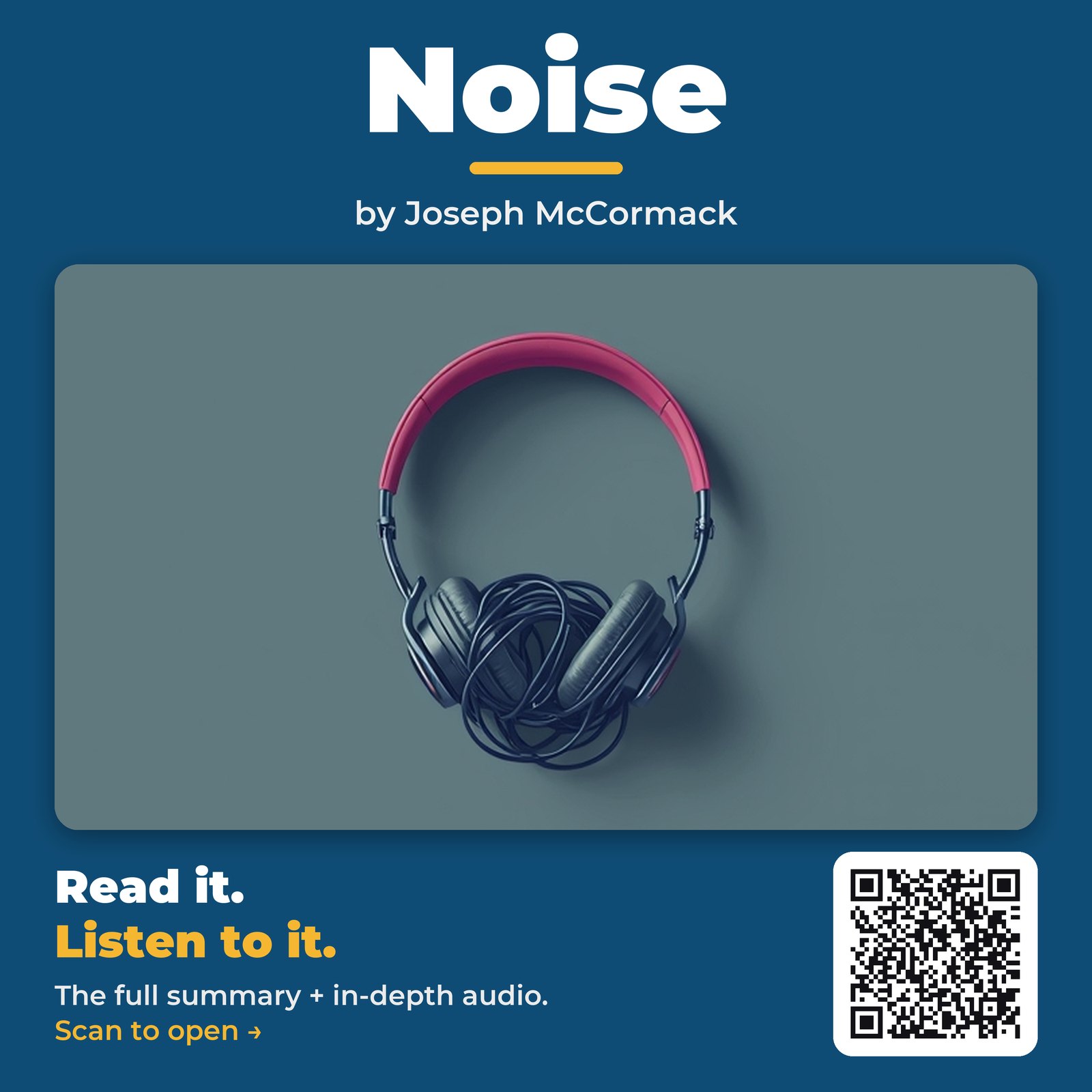 Noise — by Joseph McCormack