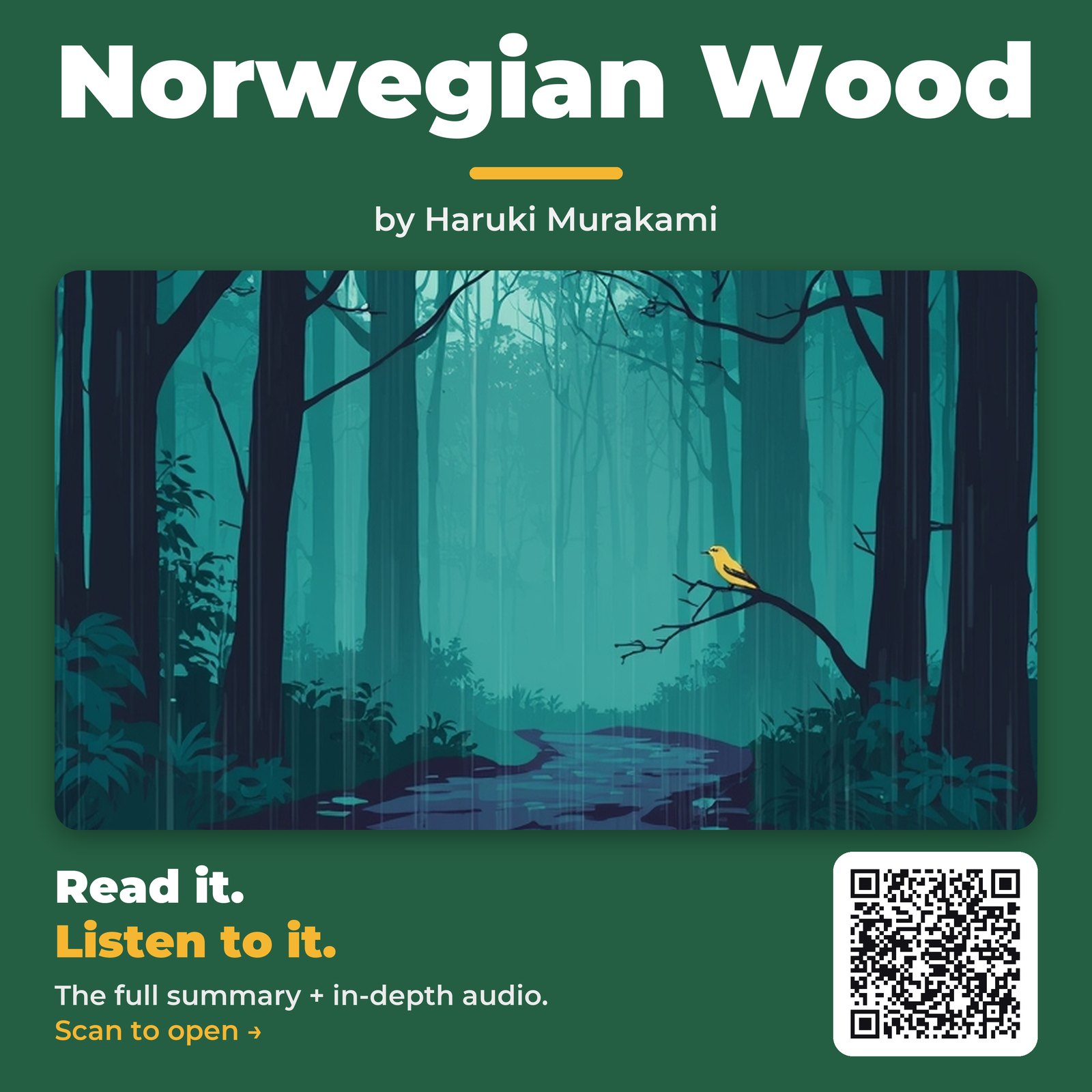 Norwegian Wood — by Haruki Murakami