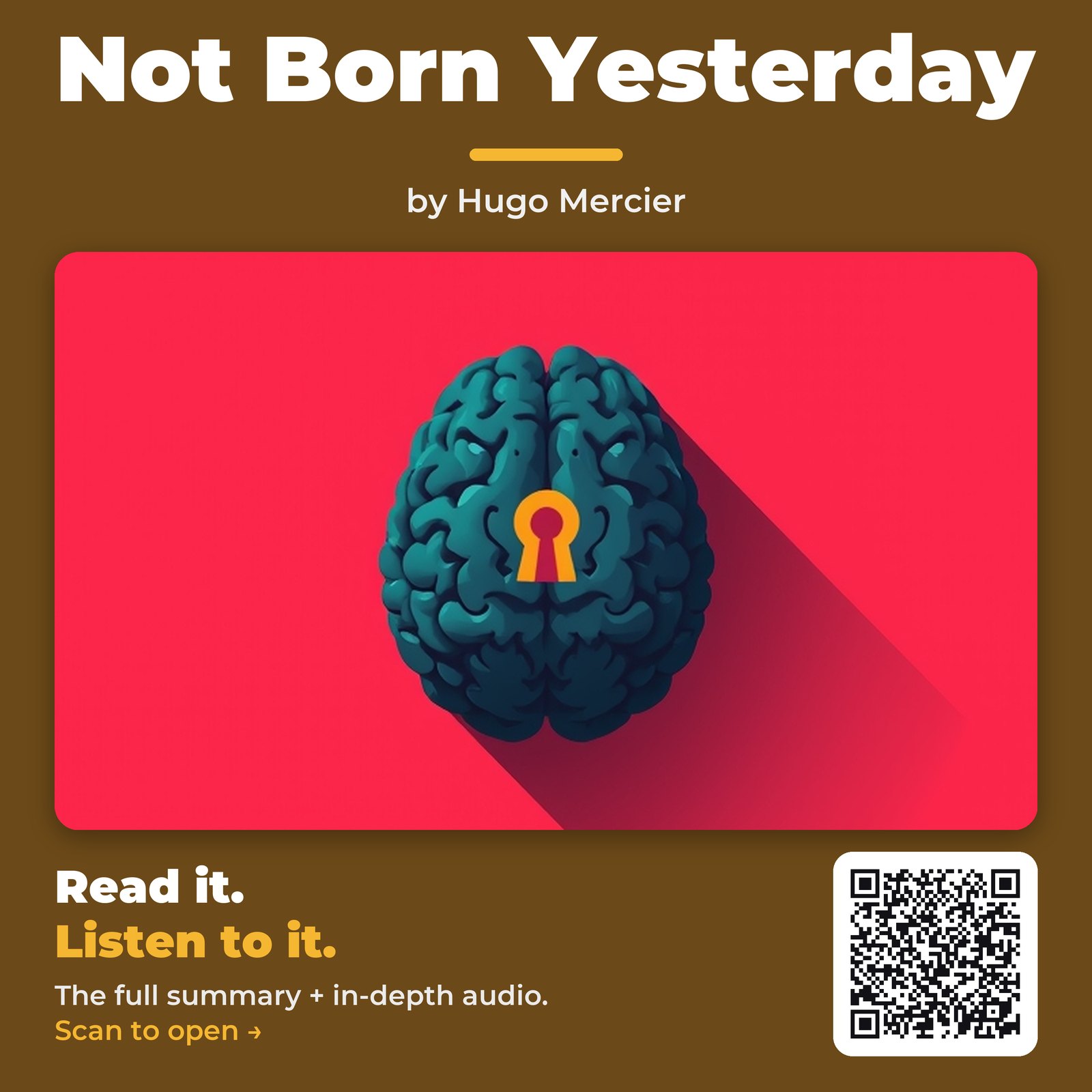 Not Born Yesterday — by Hugo Mercier