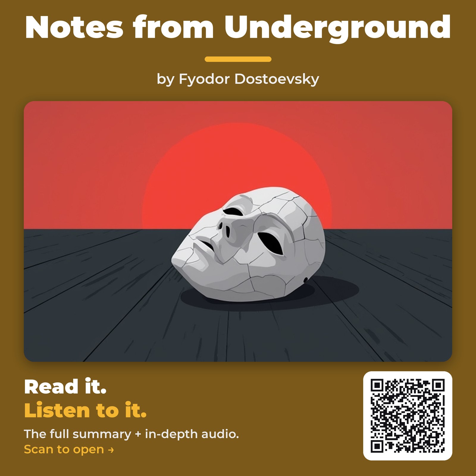 Notes from Underground — by Fyodor Dostoevsky
