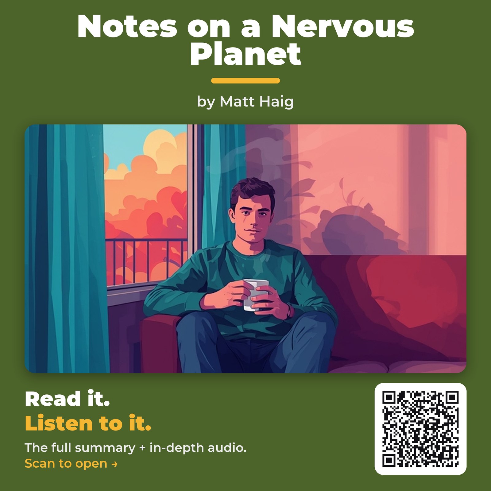 Notes on a Nervous Planet — by Matt Haig