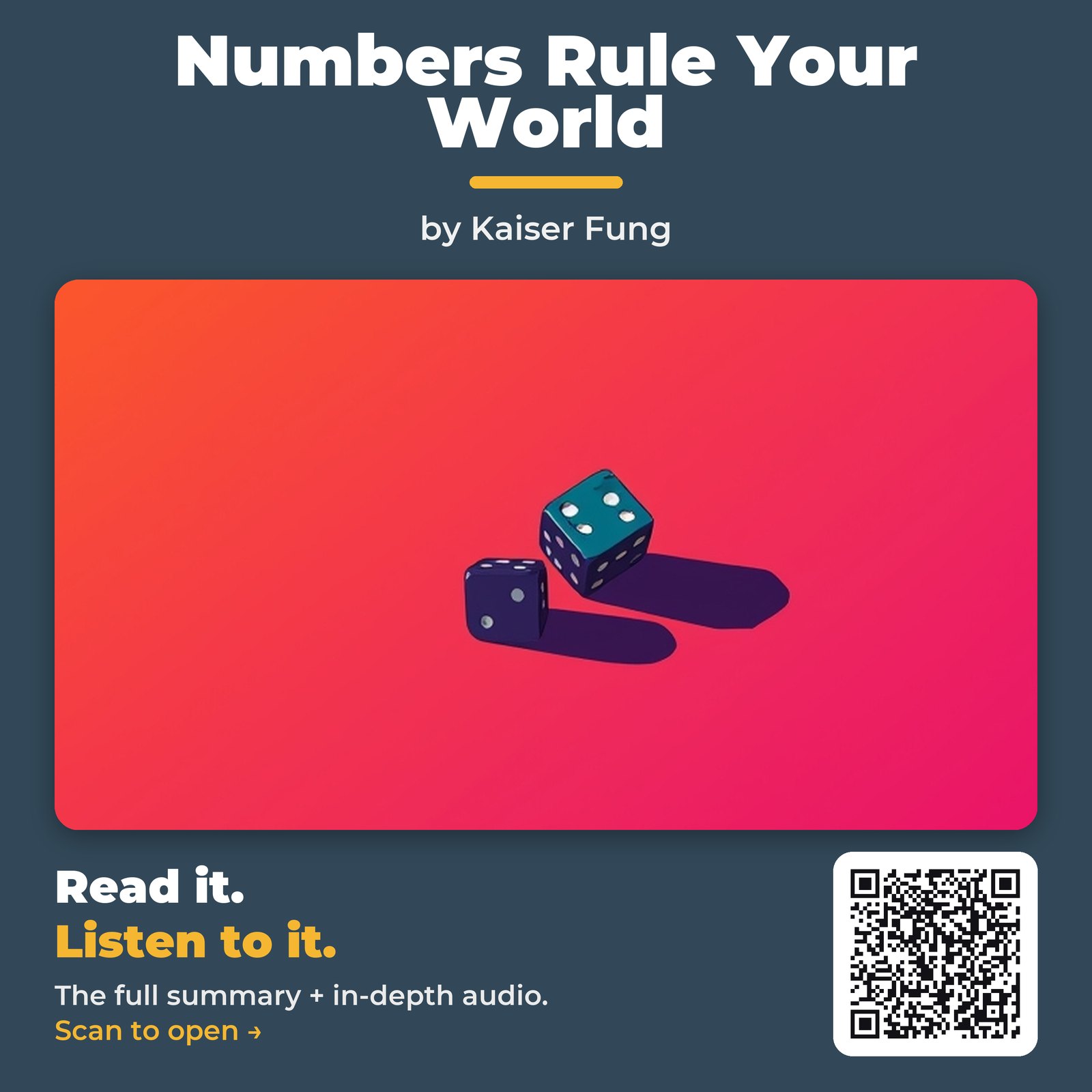 Numbers Rule Your World — by Kaiser Fung