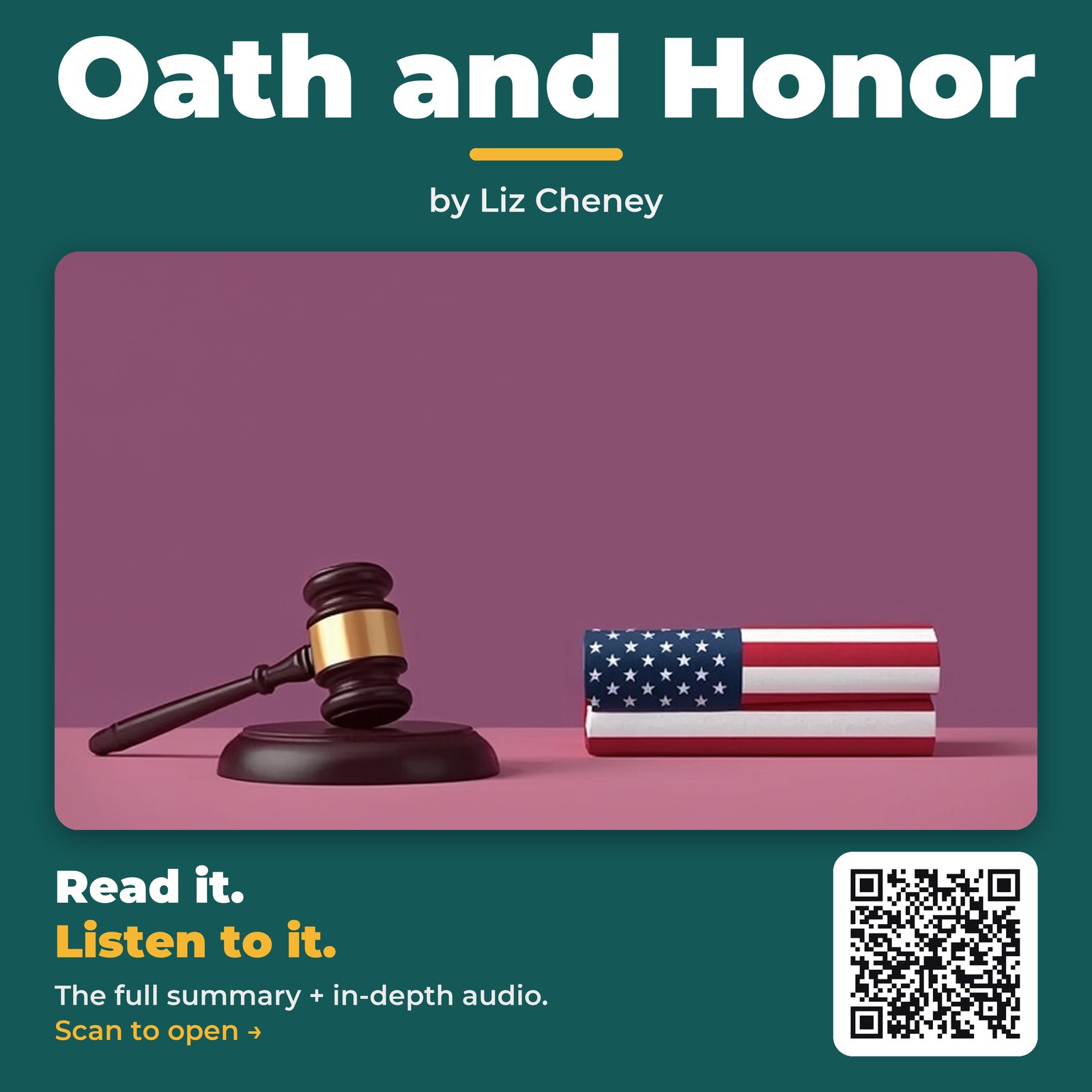 Oath and Honor — by Liz Cheney