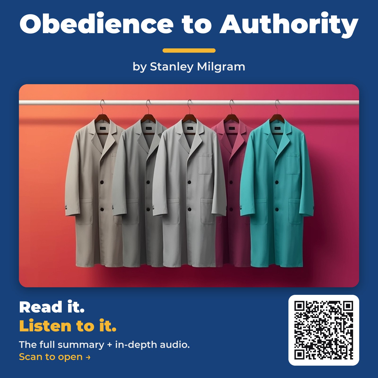 Obedience to Authority — by Stanley Milgram