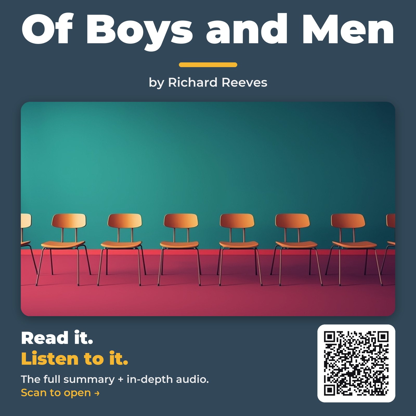 Of Boys and Men — by Richard Reeves