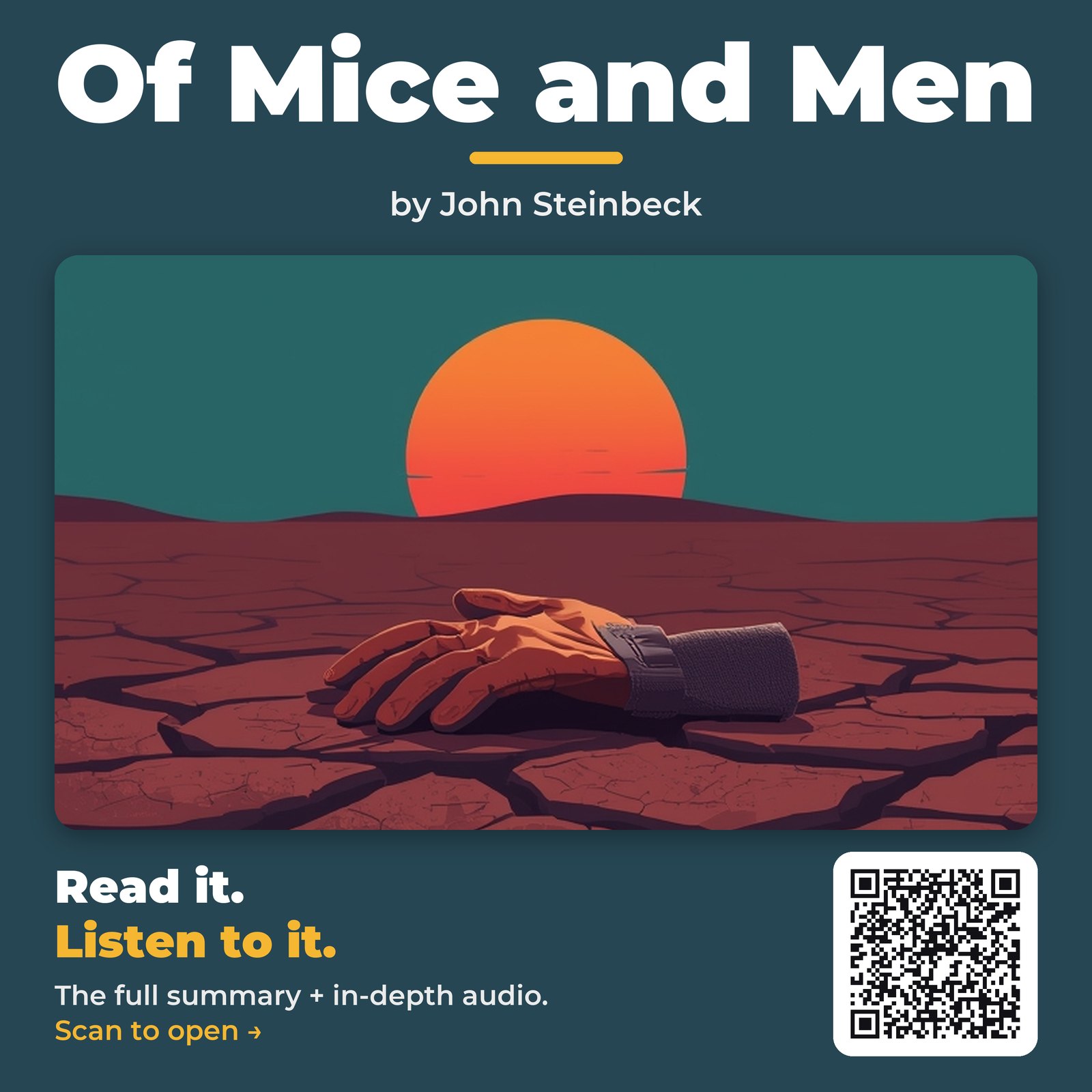 Of Mice and Men — by John Steinbeck