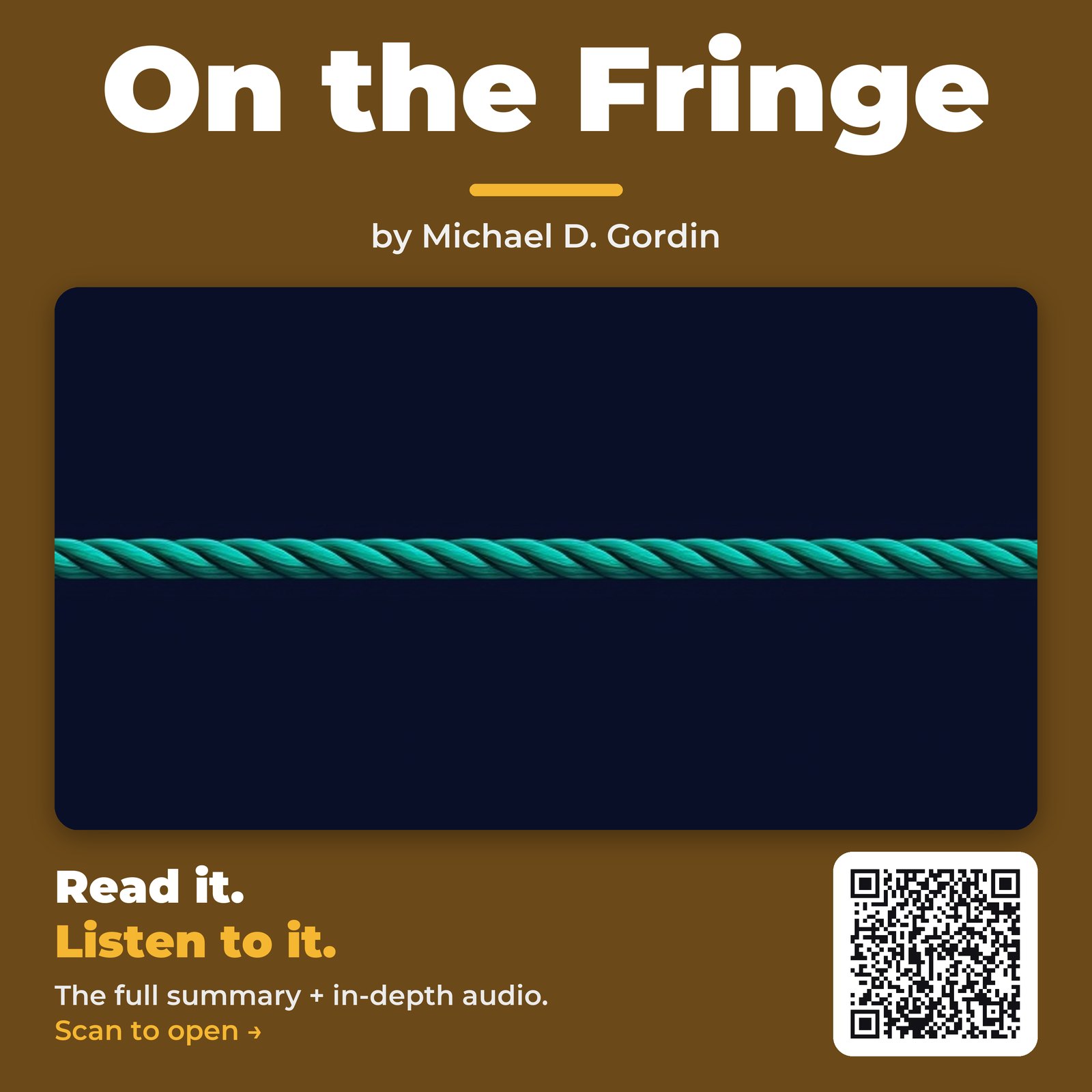 On the Fringe — by Michael D. Gordin