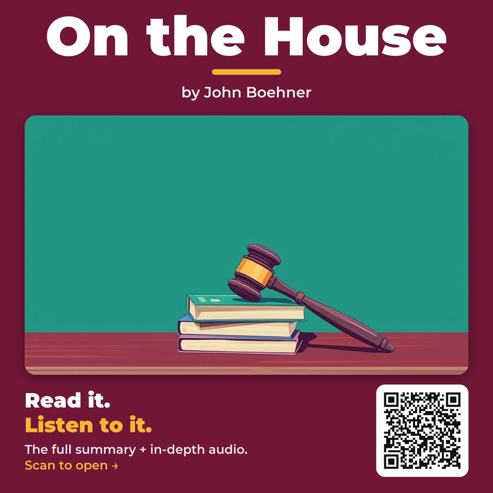 On the House — by John Boehner