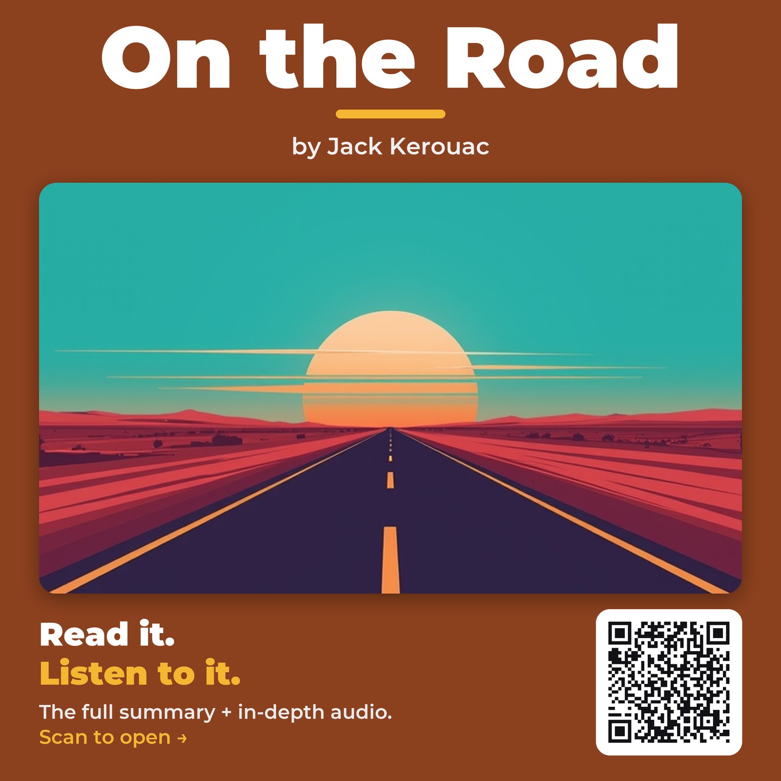 On the Road — by Jack Kerouac