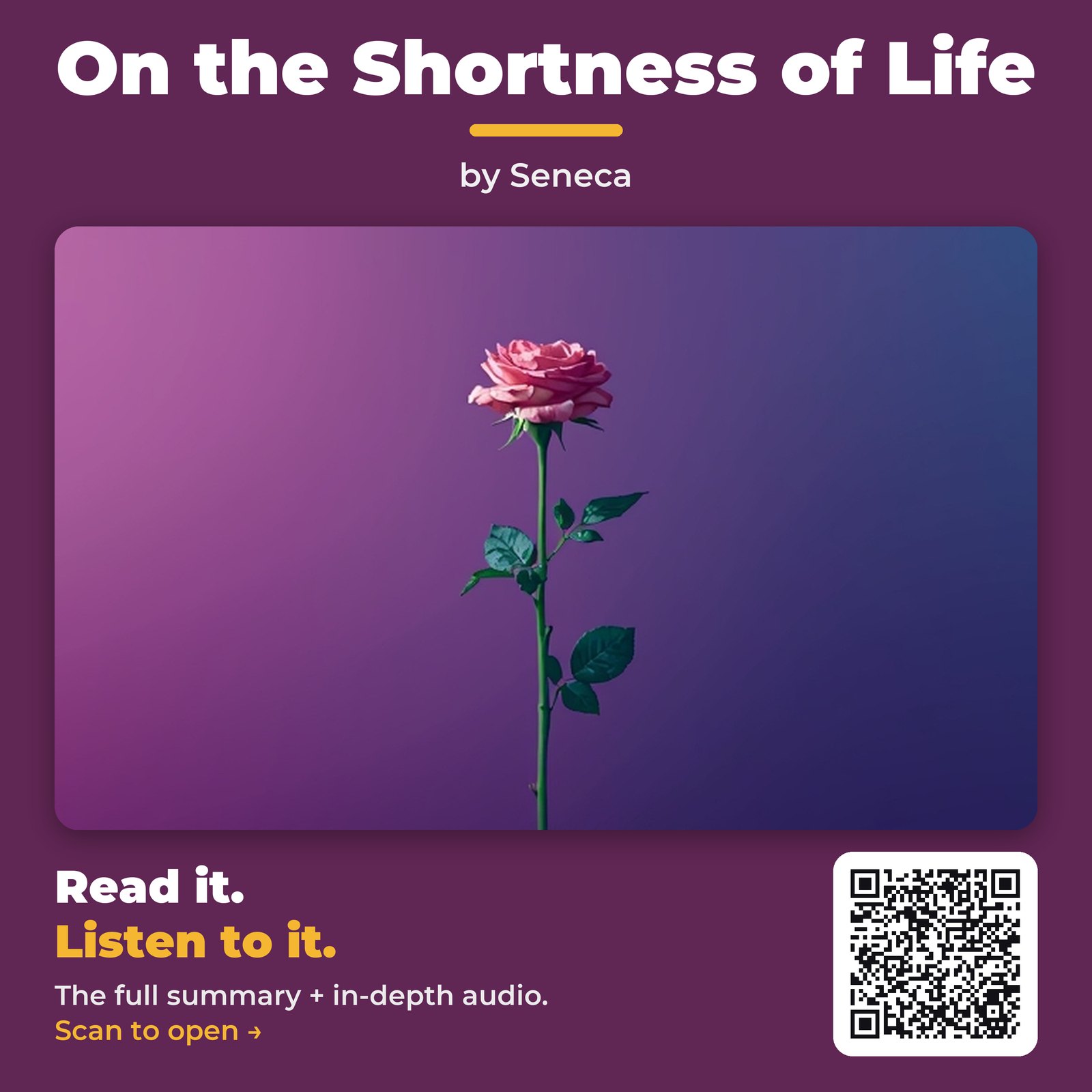 On the Shortness of Life — by Seneca