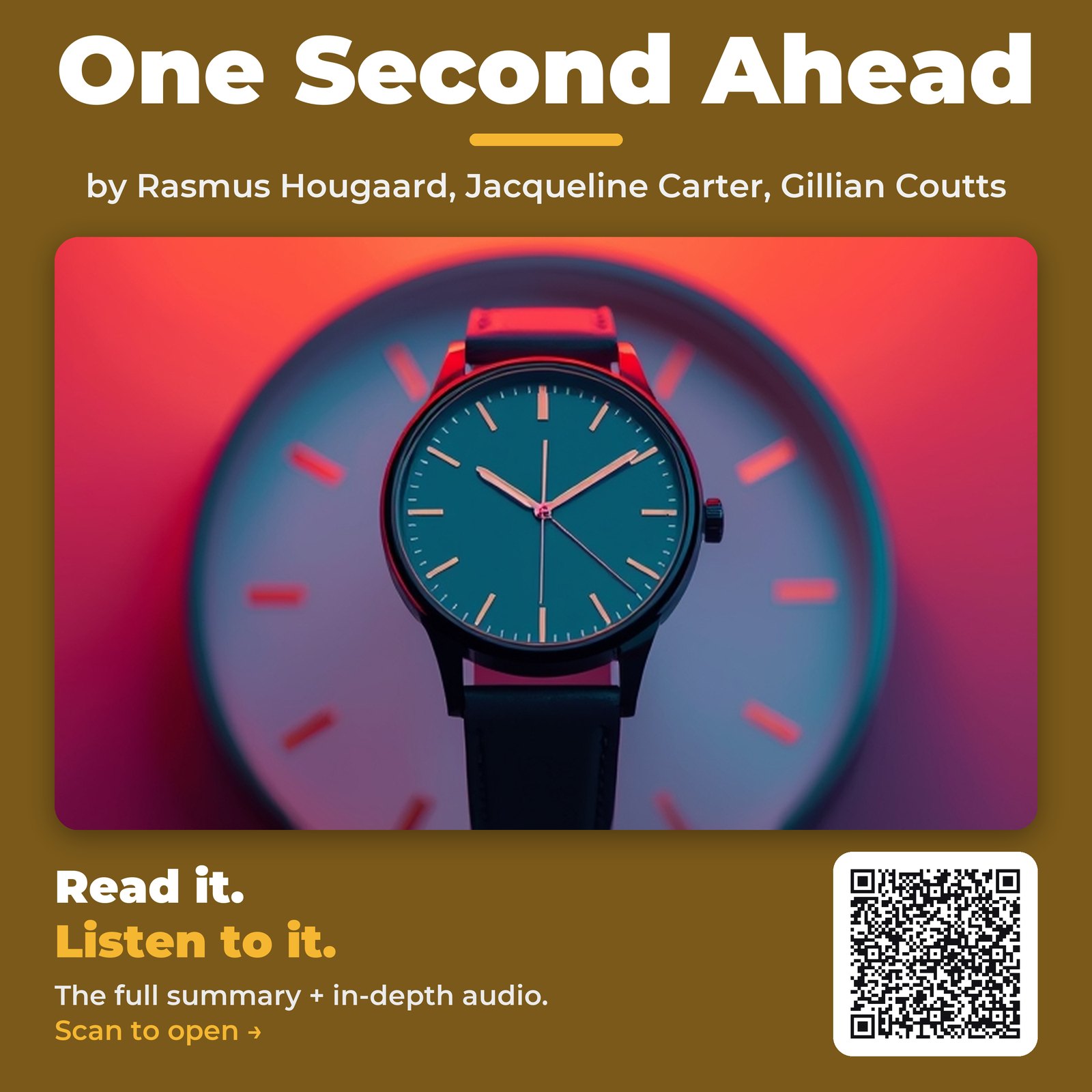 One Second Ahead — by Rasmus Hougaard, Jacqueline Carter, Gillian Coutts