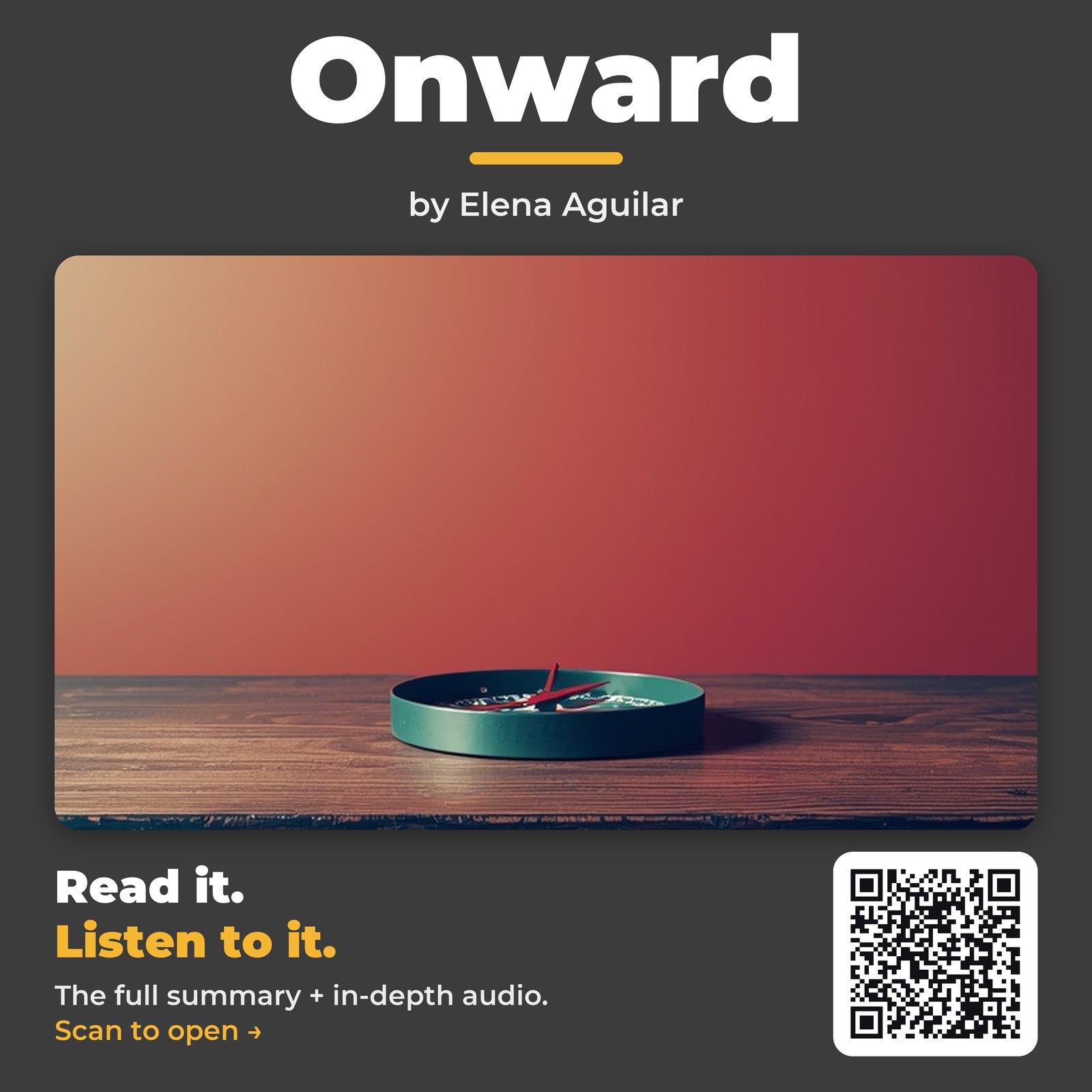 Onward — by Elena Aguilar