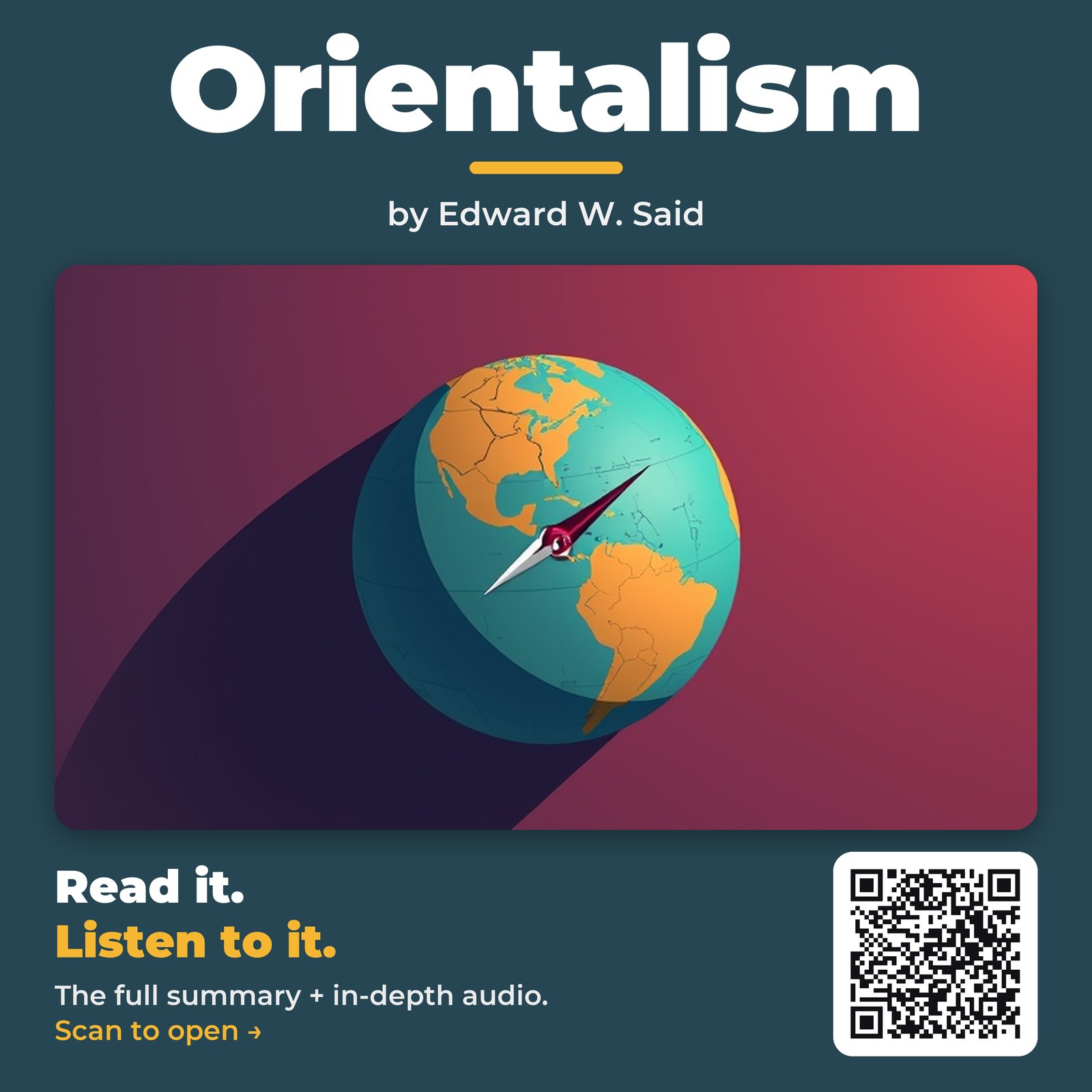Orientalism — by Edward W. Said