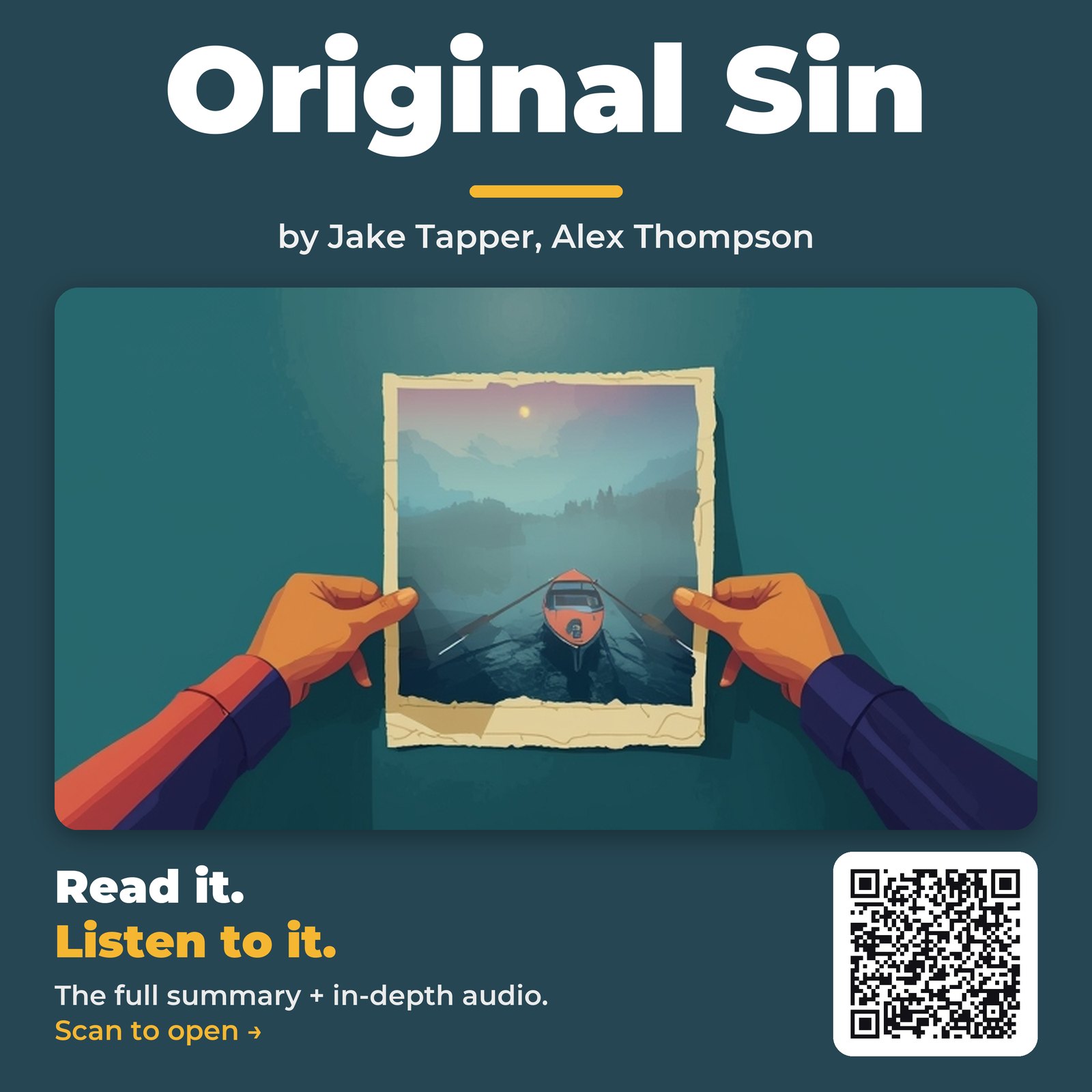 Original Sin — by Jake Tapper, Alex Thompson