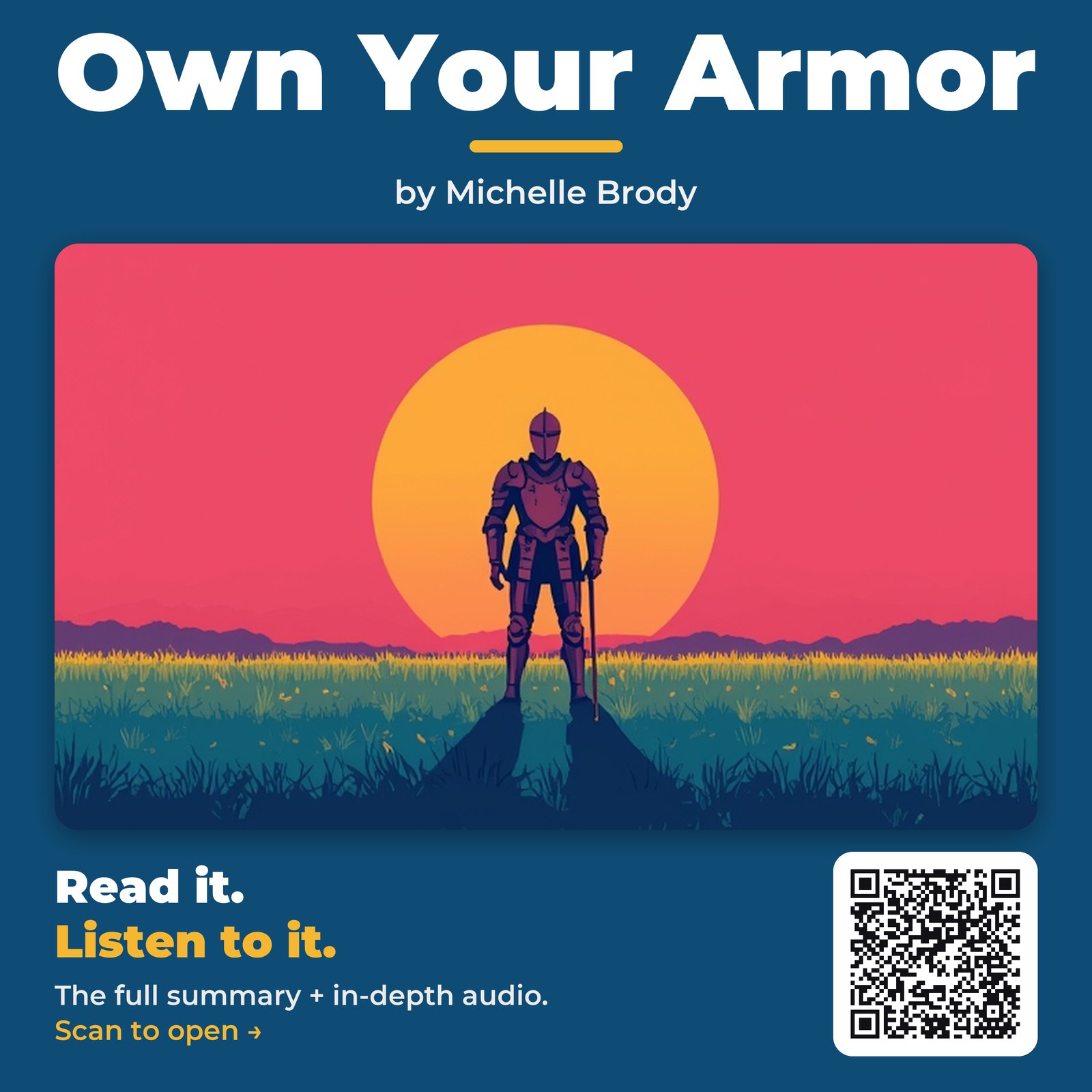 Own Your Armor — by Michelle Brody