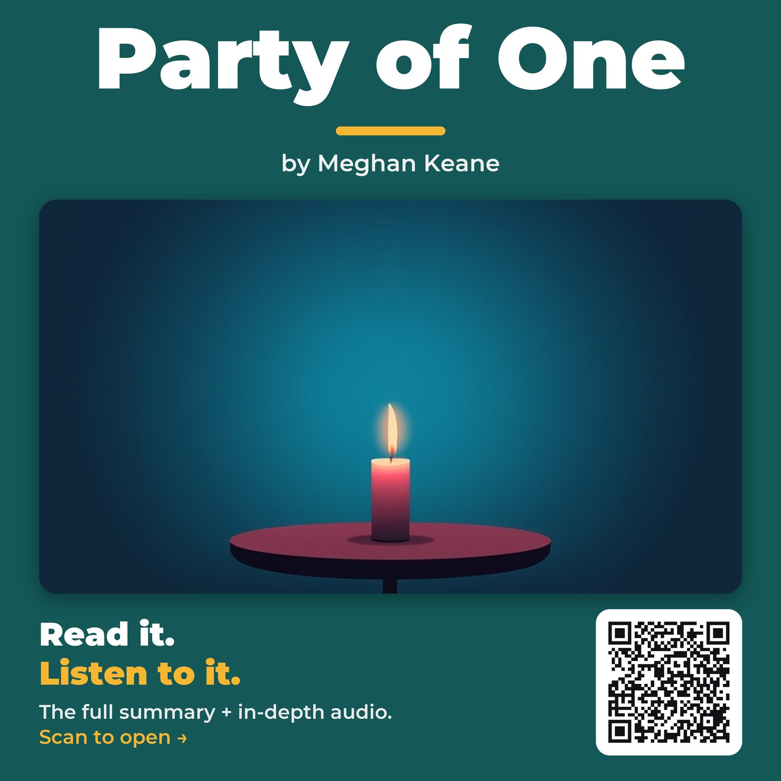 Party of One — by Meghan Keane