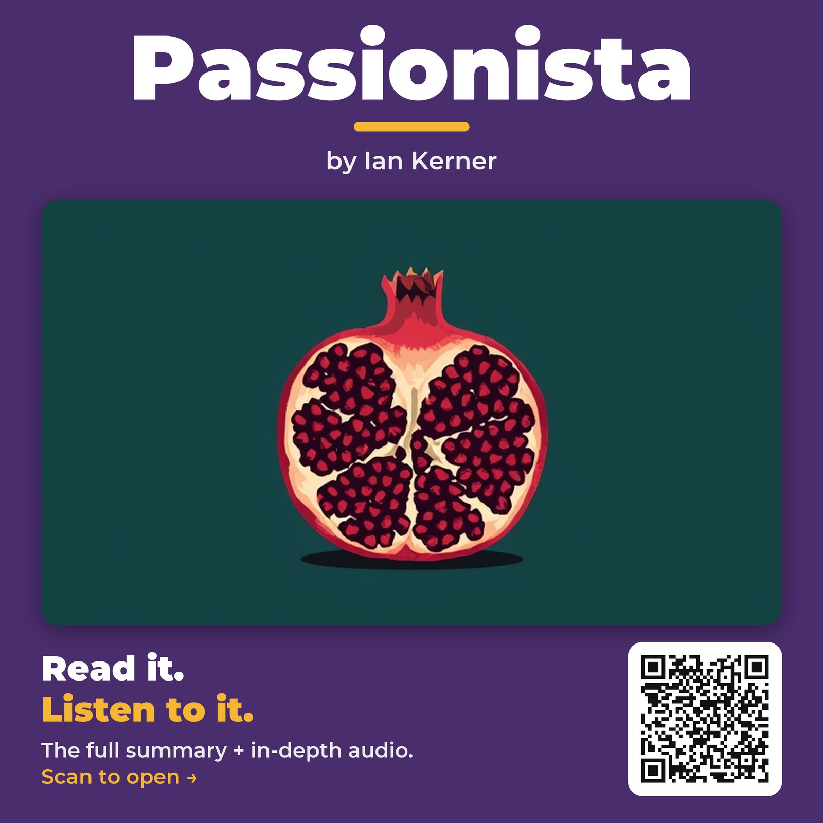 Passionista — by Ian Kerner