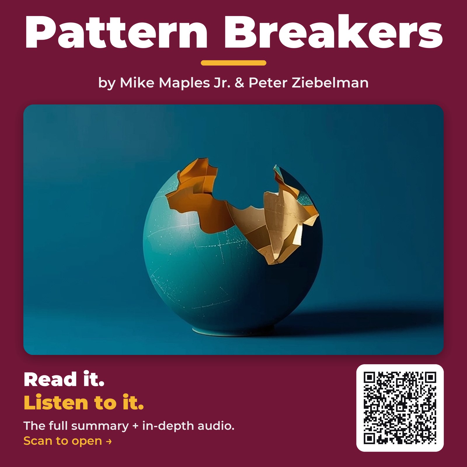 Pattern Breakers — by Mike Maples Jr. & Peter Ziebelman