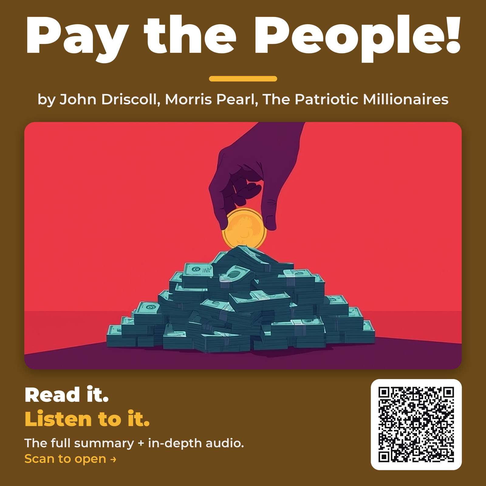 Pay the People! — by John Driscoll, Morris Pearl, The Patriotic Millionaires