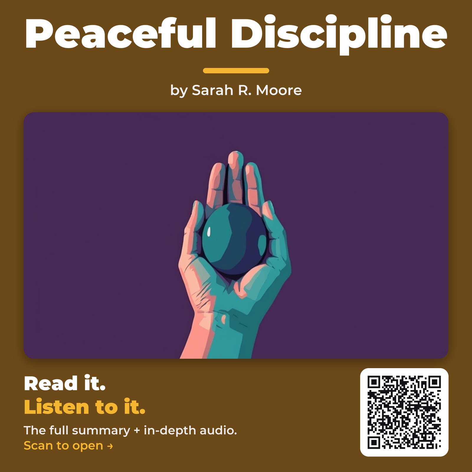 Peaceful Discipline — by Sarah R. Moore