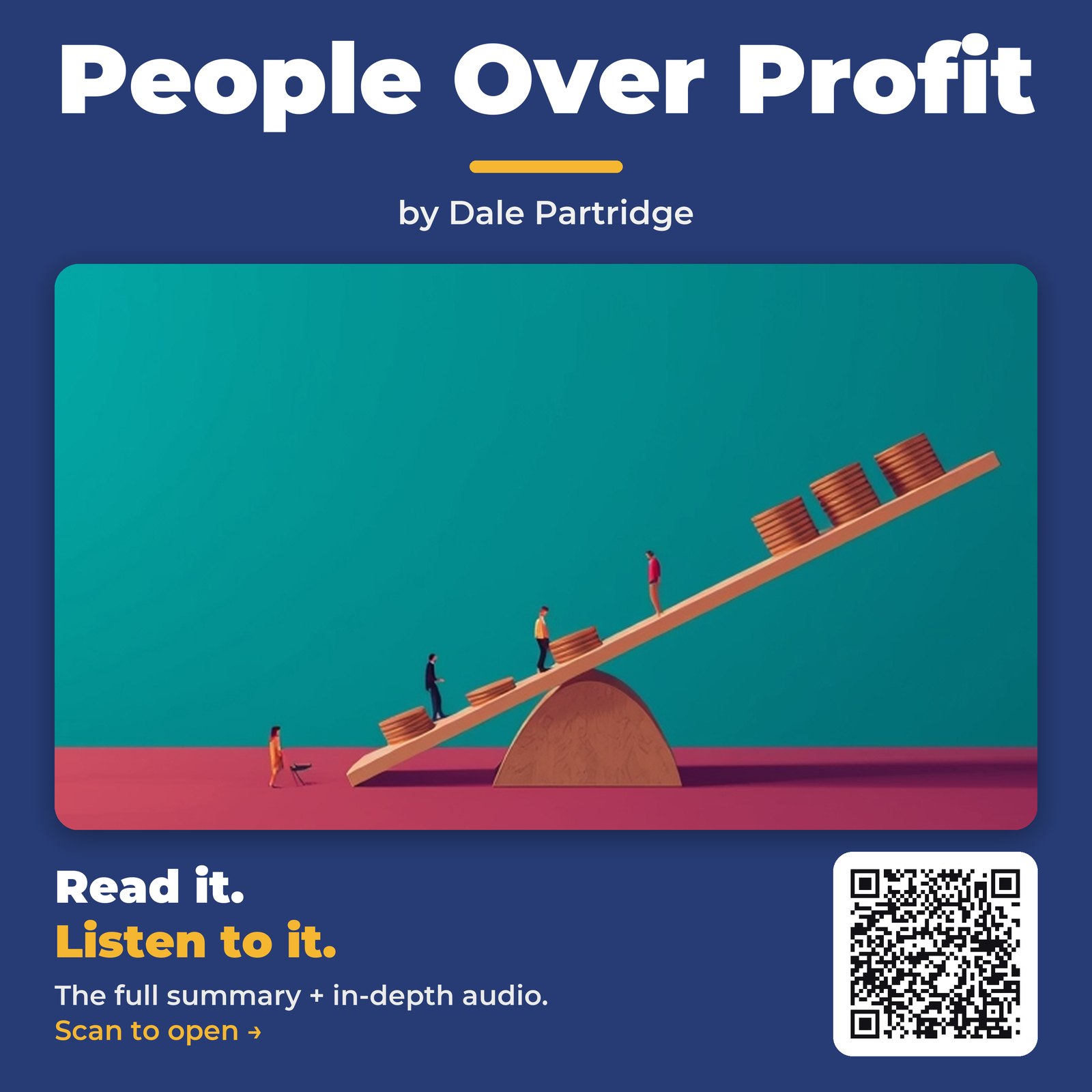People Over Profit — by Dale Partridge