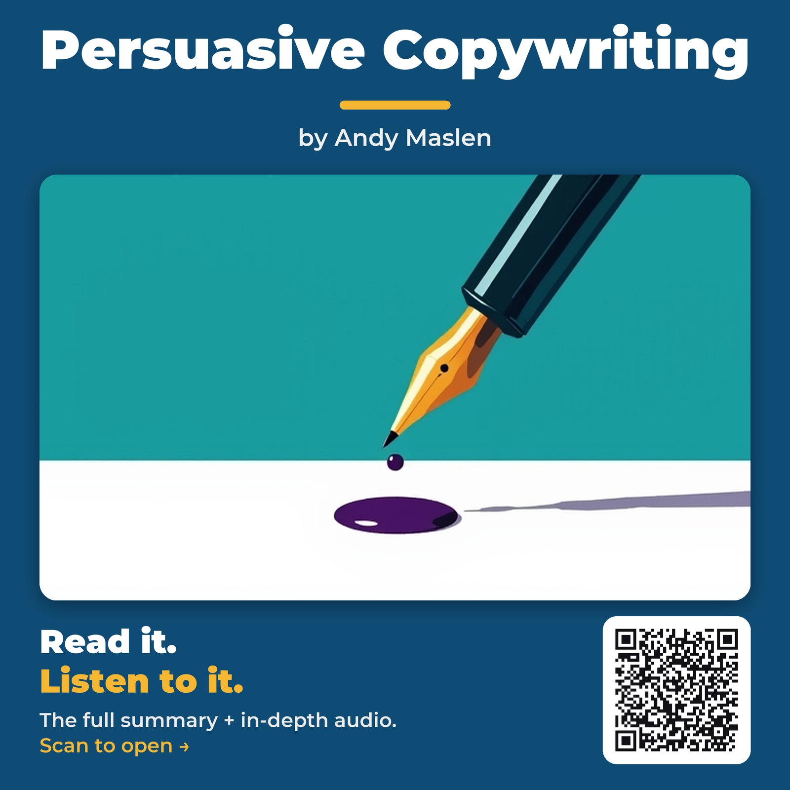 Persuasive Copywriting — by Andy Maslen