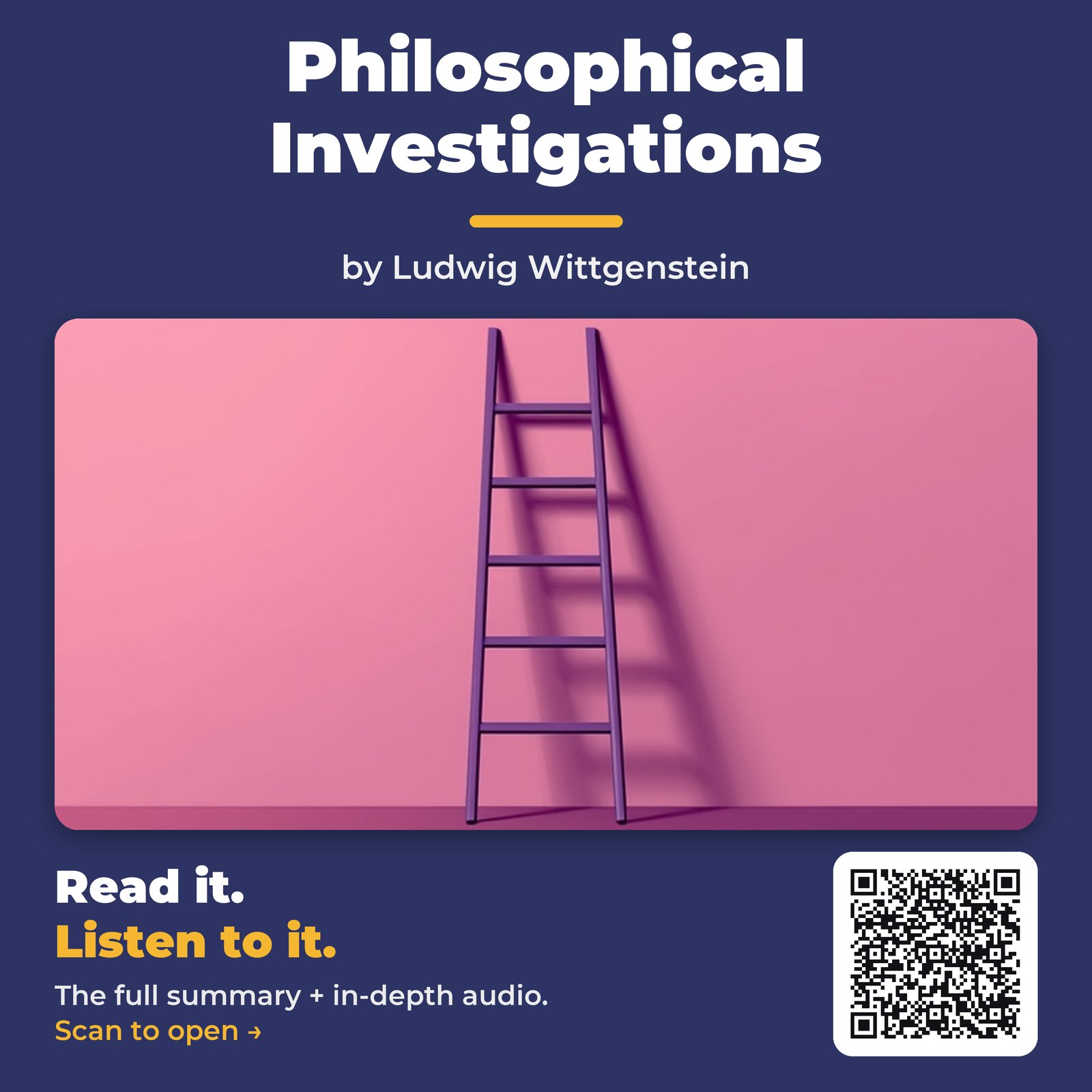 Philosophical Investigations — by Ludwig Wittgenstein