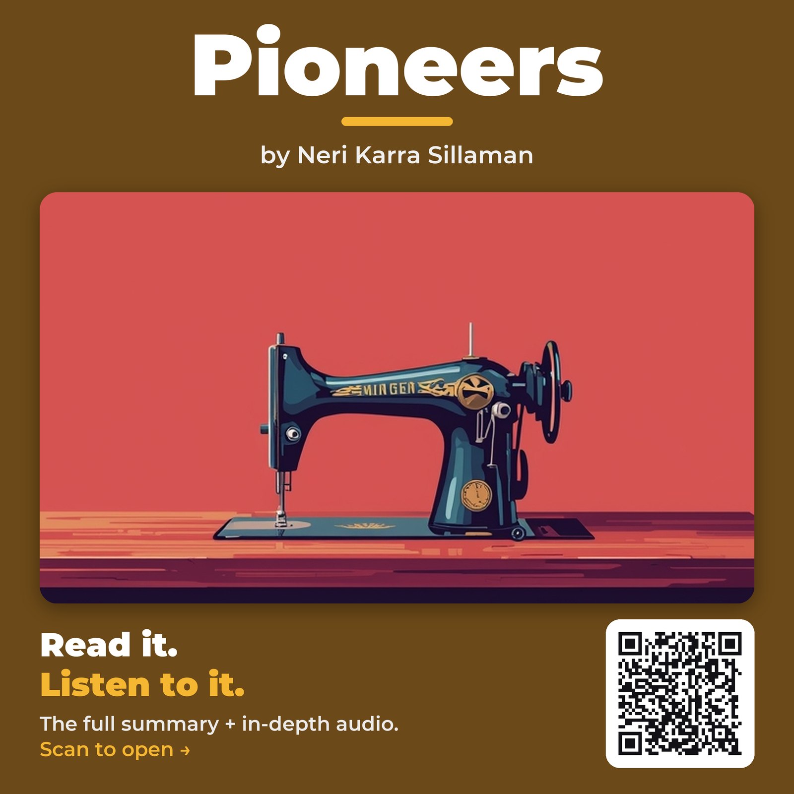 Pioneers — by Neri Karra Sillaman