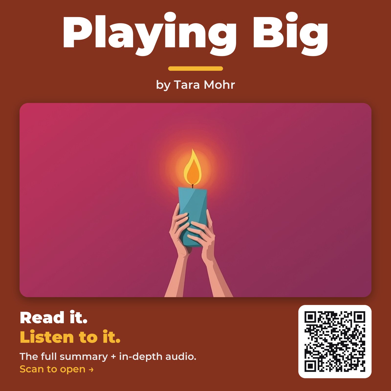 Playing Big — by Tara Mohr