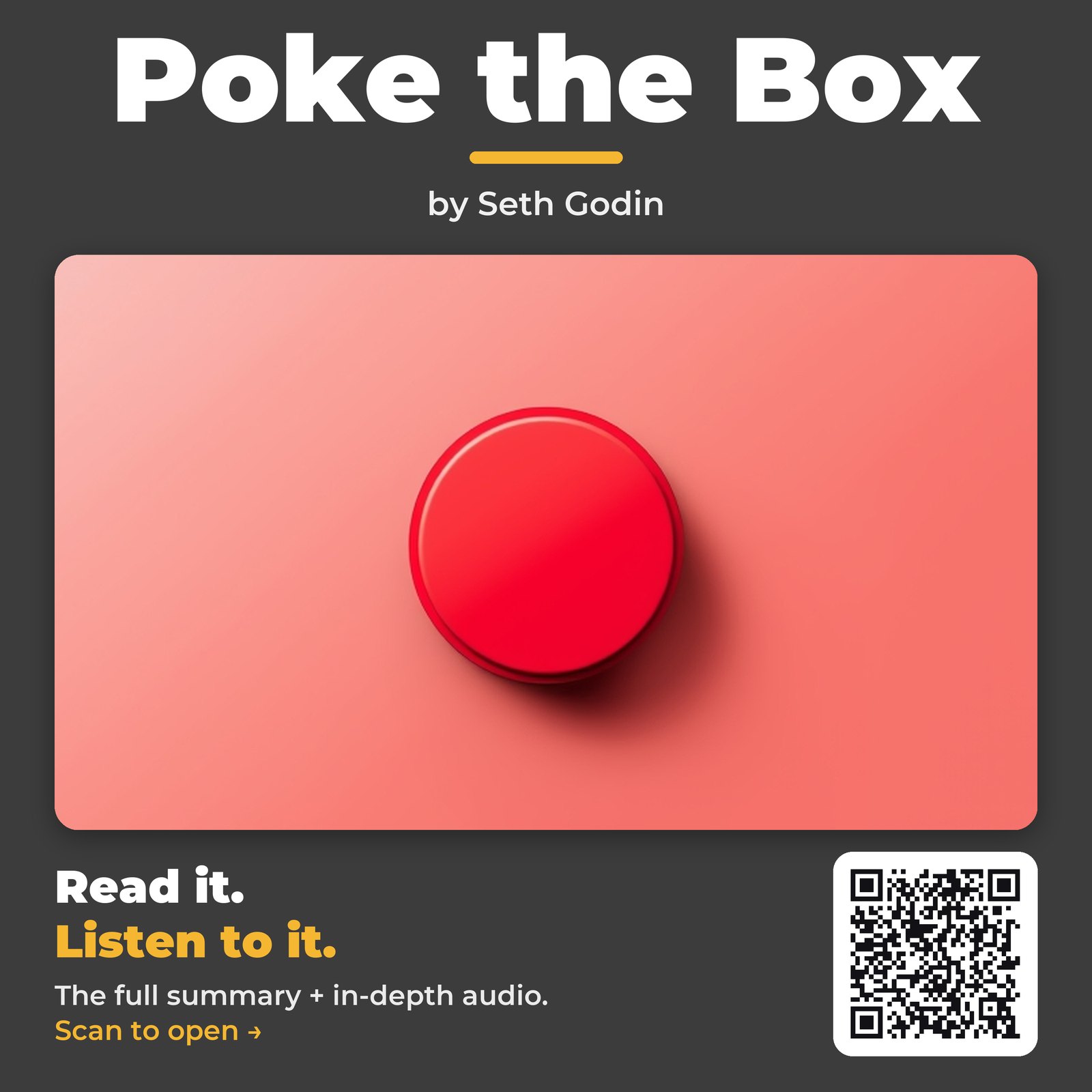 Poke the Box — by Seth Godin