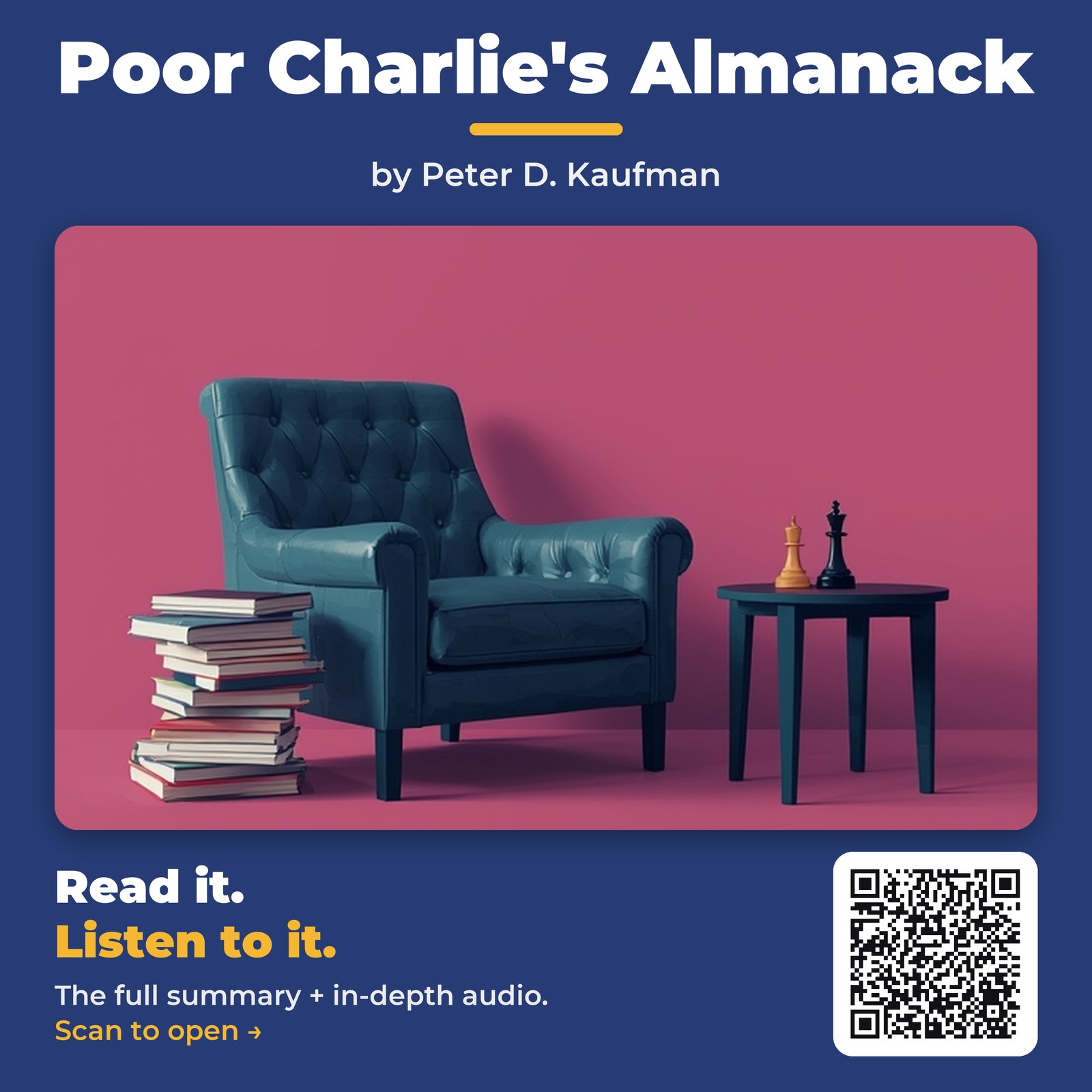 Poor Charlie’s Almanack — by Peter D. Kaufman
