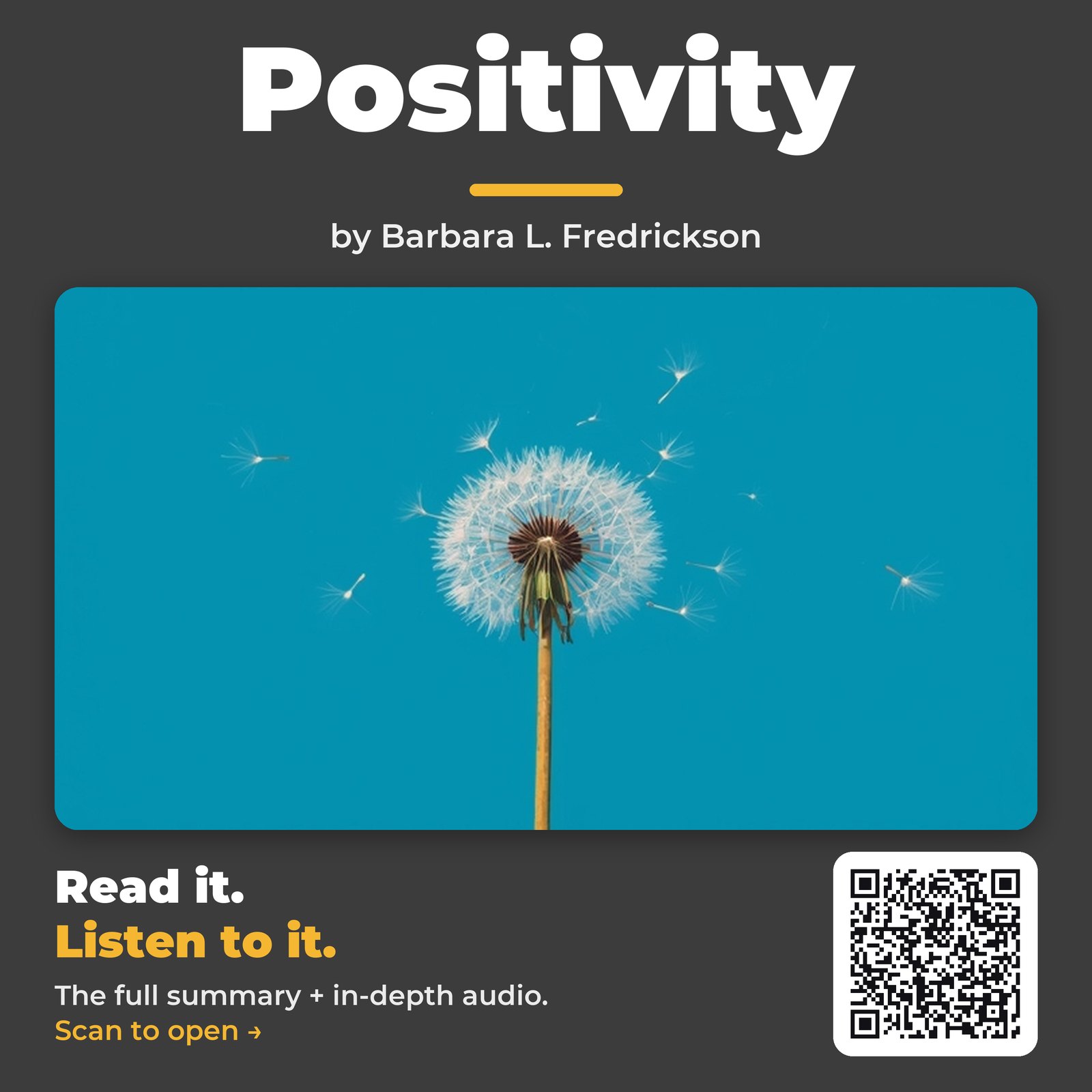 Positivity — by Barbara L. Fredrickson