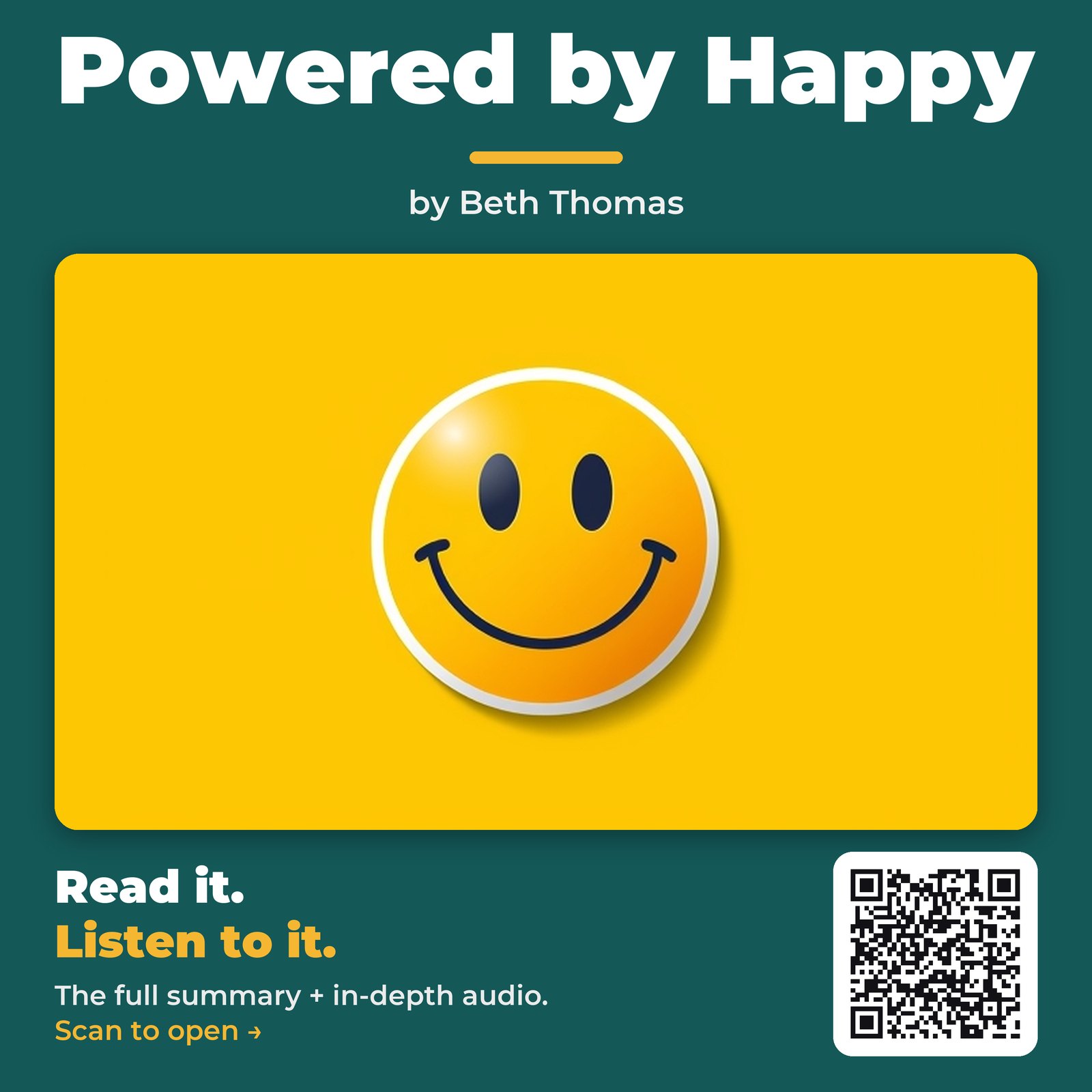 Powered by Happy — by Beth Thomas